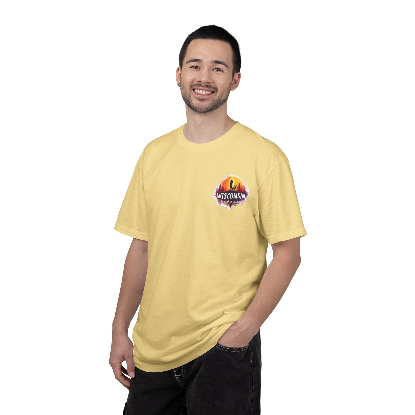 Wisconsin Adrenaline Junkies Unisex Garment-Dyed T-shirt