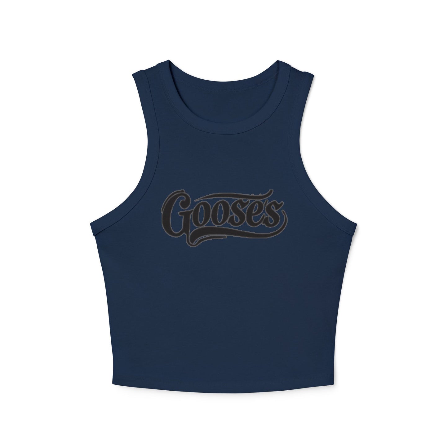 Goose's Women's Micro Rib Racer Tank Top