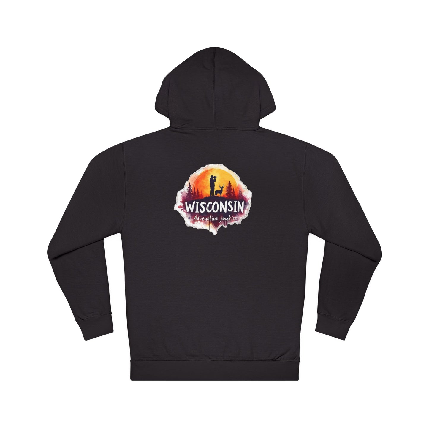 Wisconsin adrenaline junkies - Unisex Hooded Sweatshirt