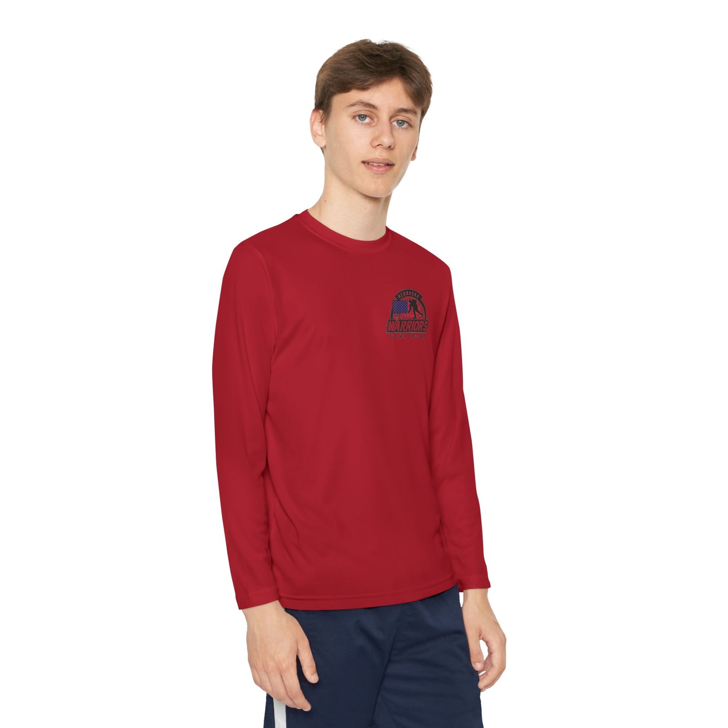 Nebraska Warriors Hockey Program Long Sleeve Tee Youth