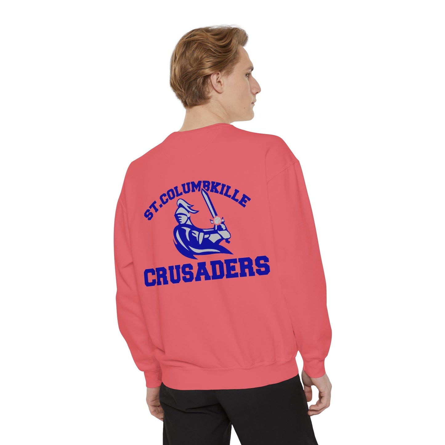 St. Columbkille Crusaders - Unisex Garment-Dyed Sweatshirt