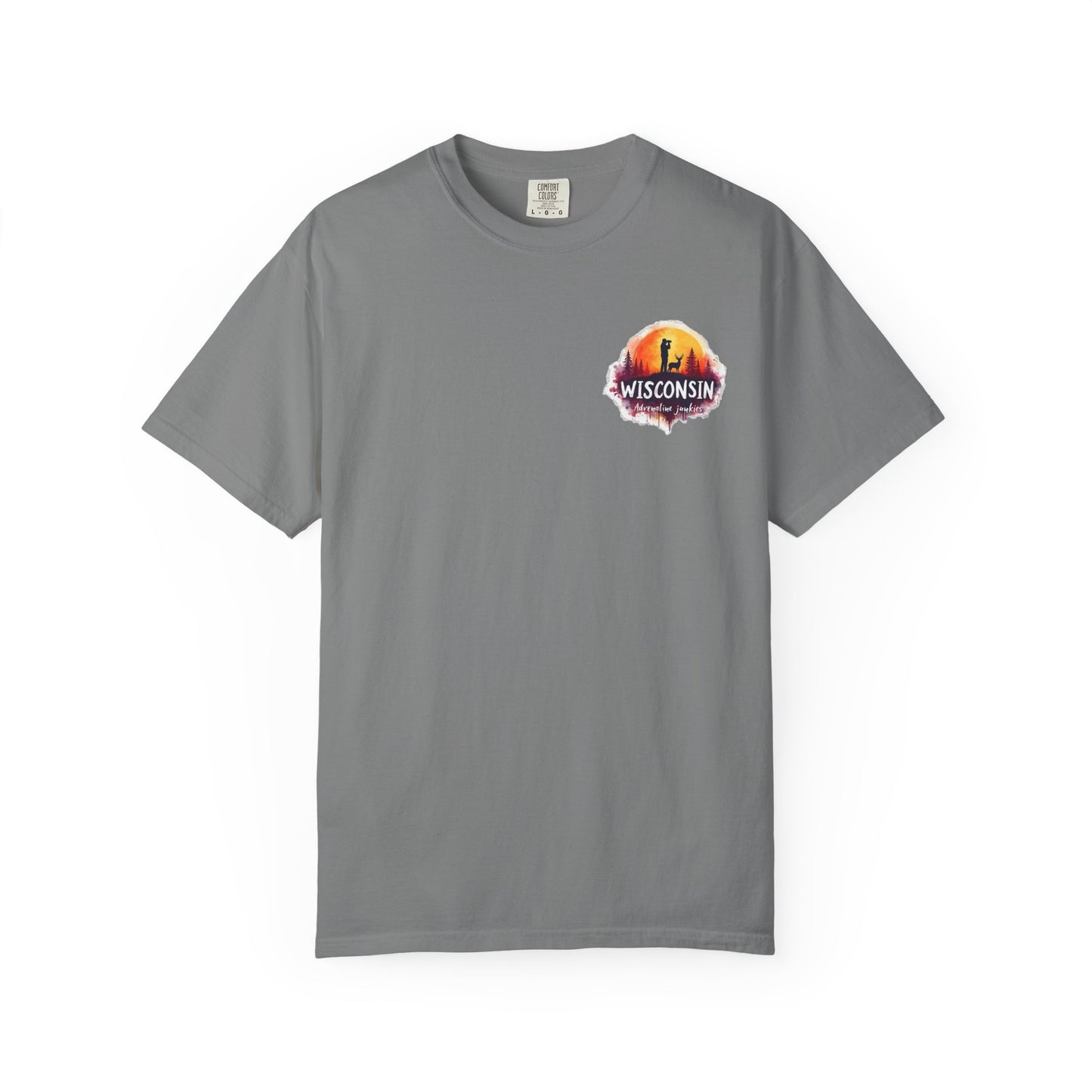 Wisconsin Adrenaline Junkies Unisex Garment-Dyed T-shirt