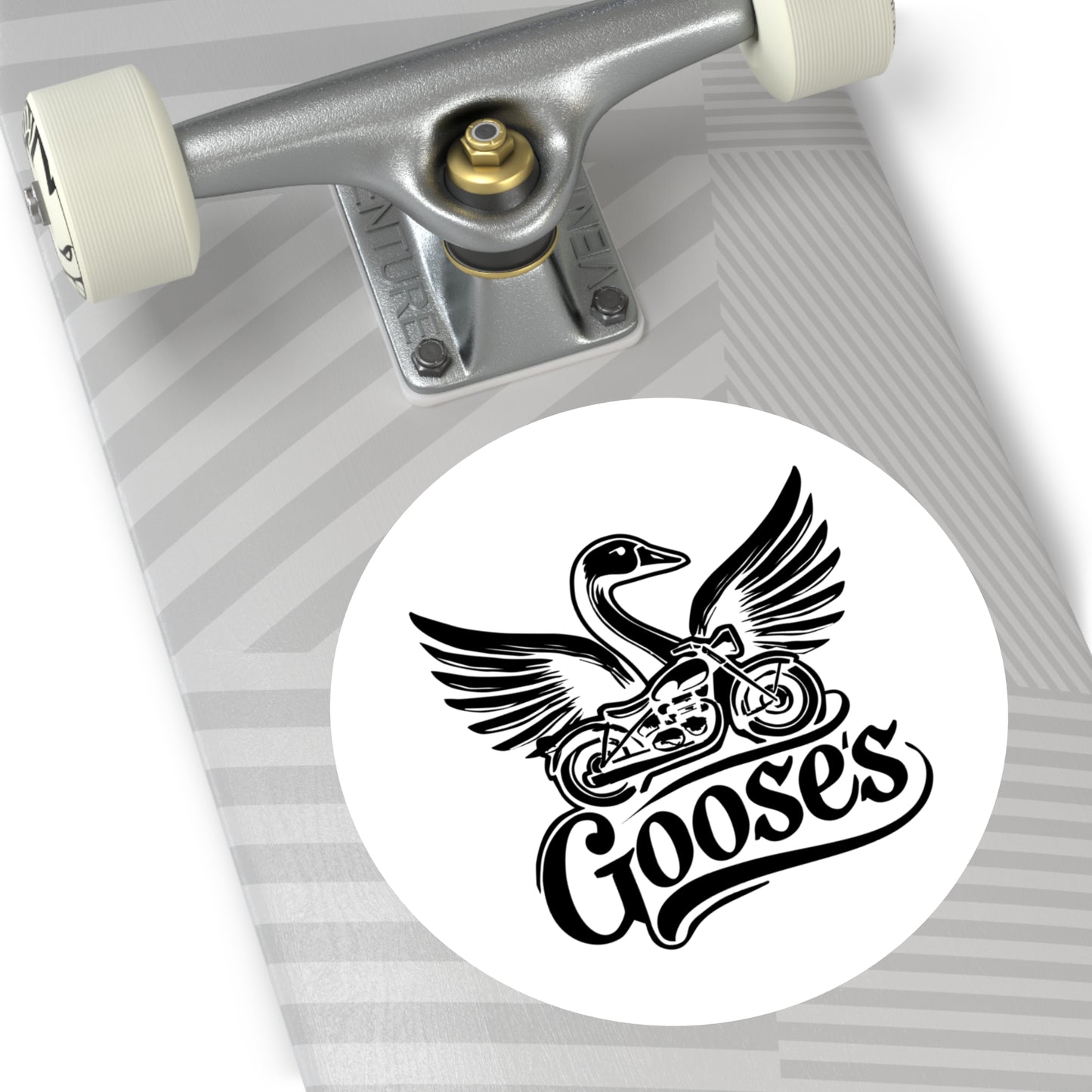 Goose’s Round Stickers, Indoor\Outdoor