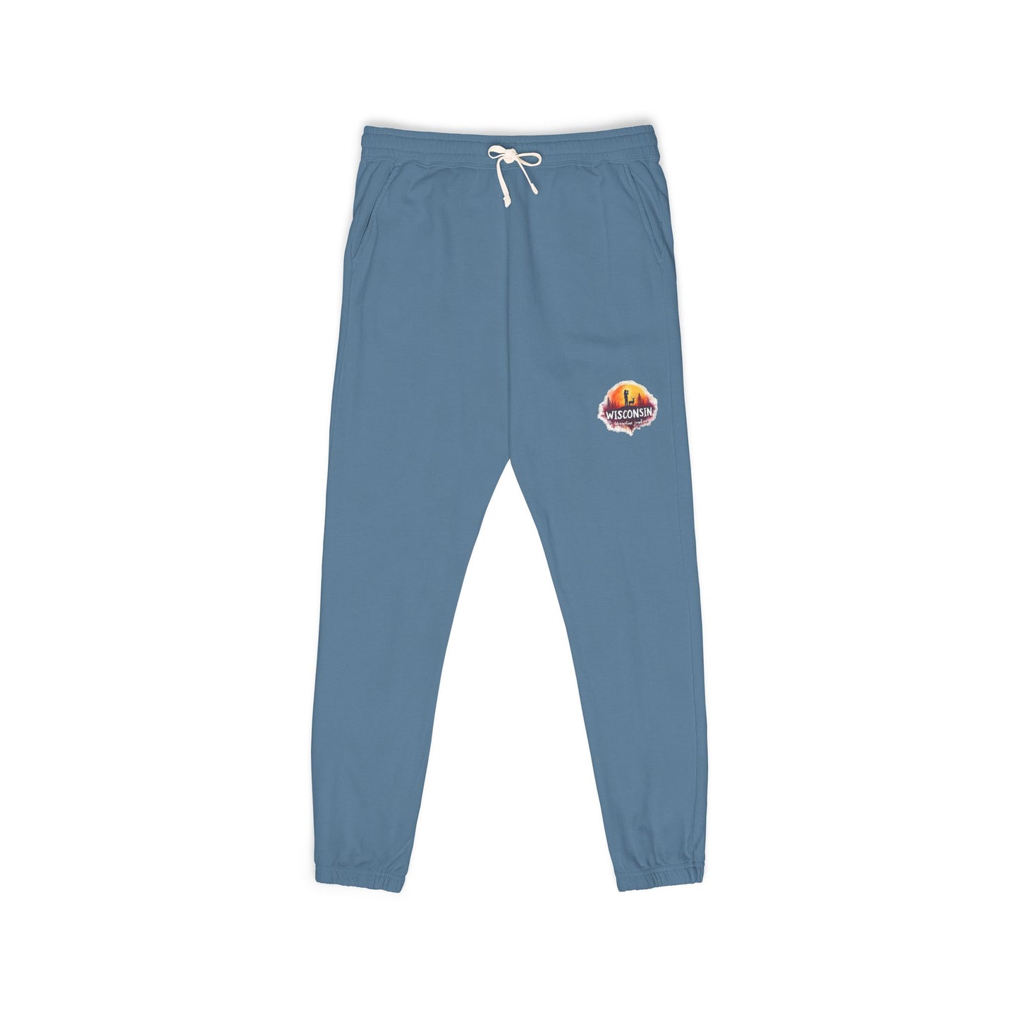Wisconsin Adrenaline Junkies - Unisex Garment-Dyed Fleece Sweatpants