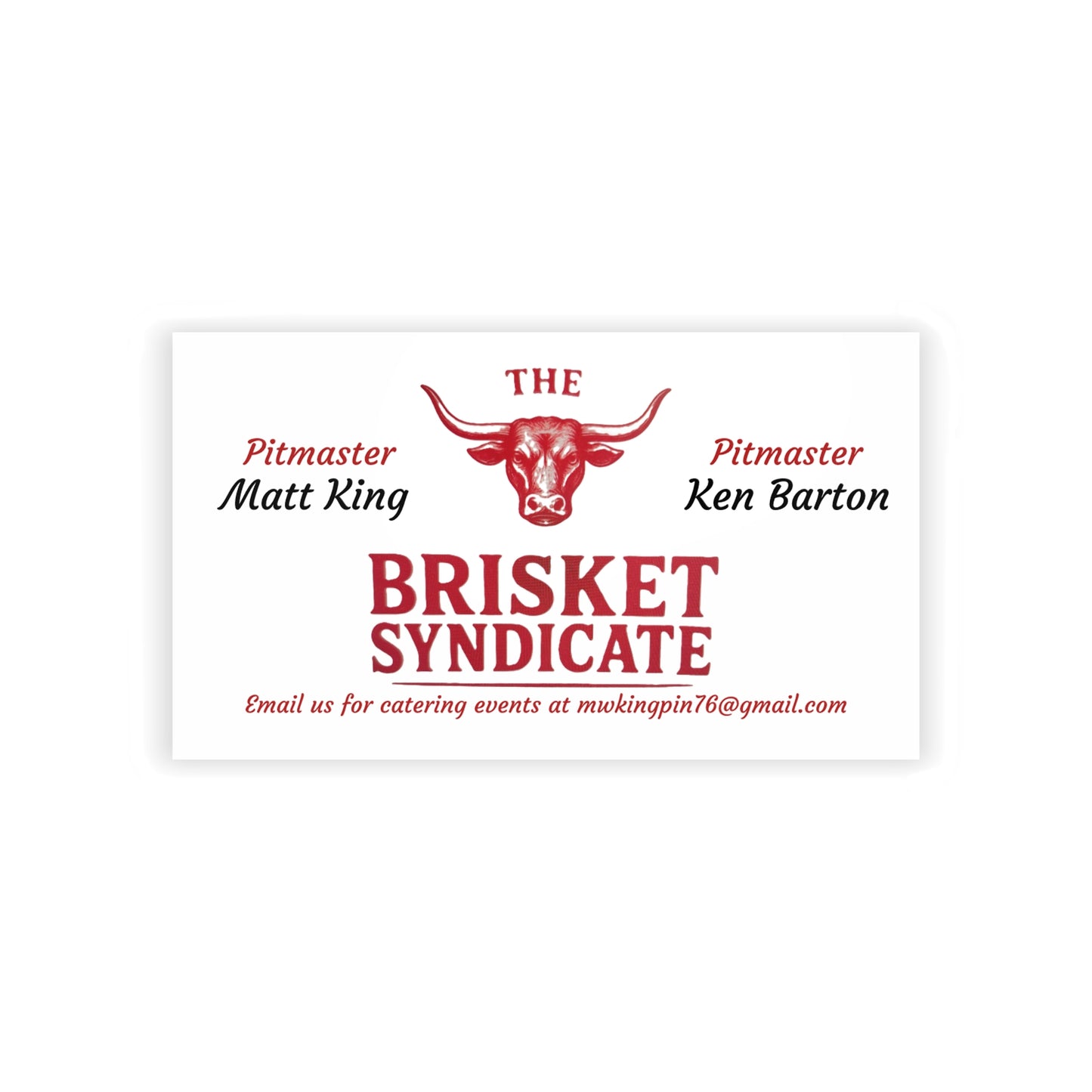 The Brisket Syndicate - Business Cards