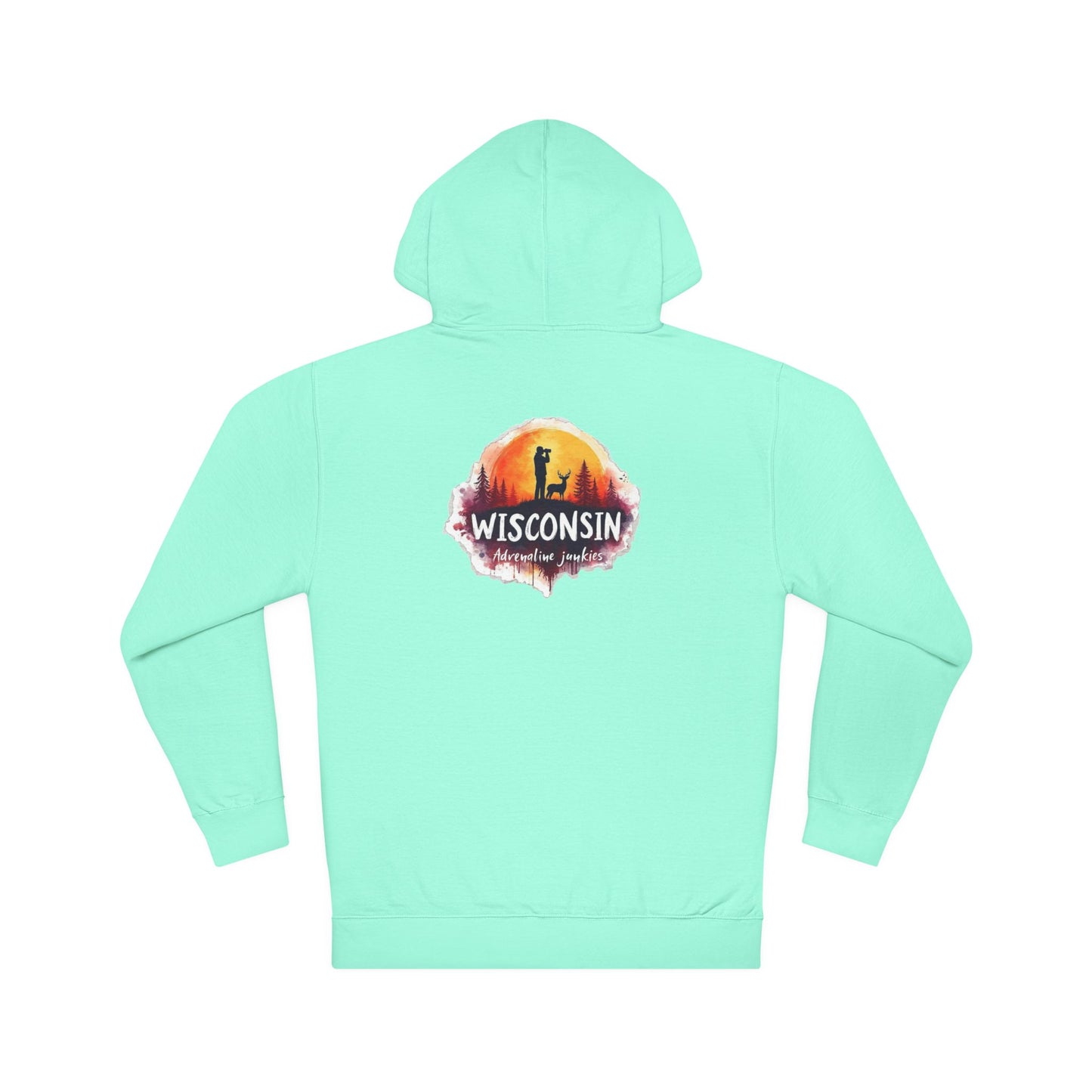 Wisconsin adrenaline junkies - Unisex Hooded Sweatshirt