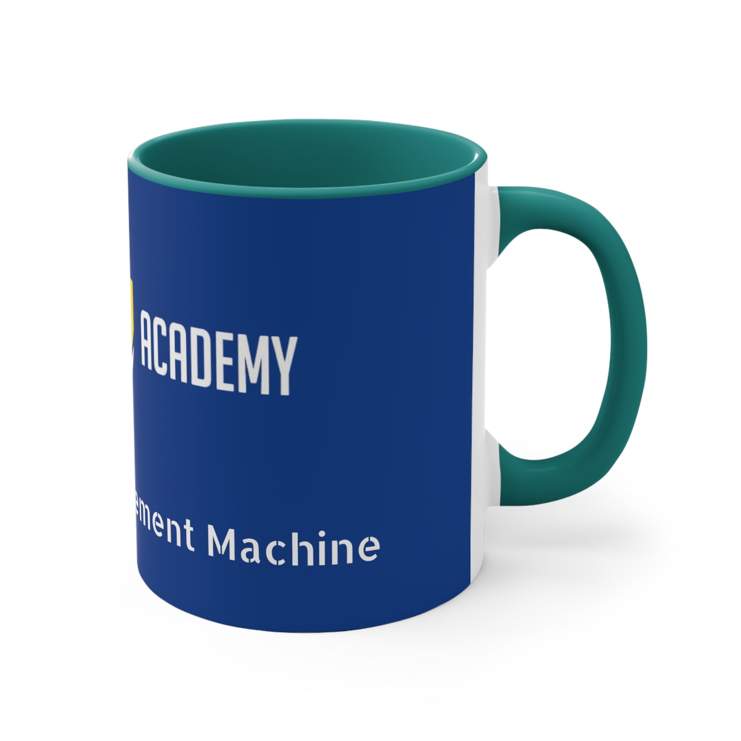 Training 101 Academy 11oz Accent Mug blue yellow