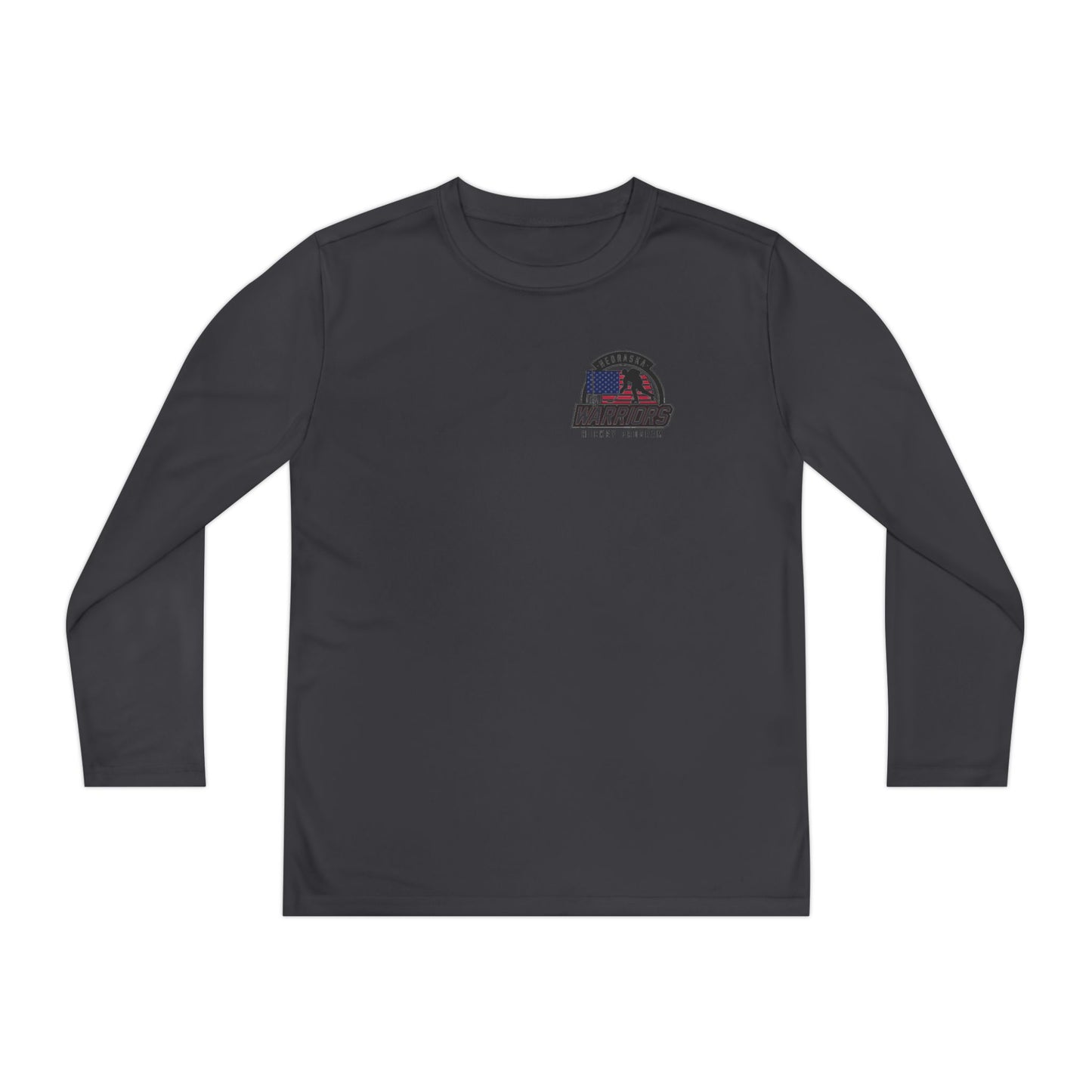 Nebraska Warriors Hockey Program Long Sleeve Tee Youth