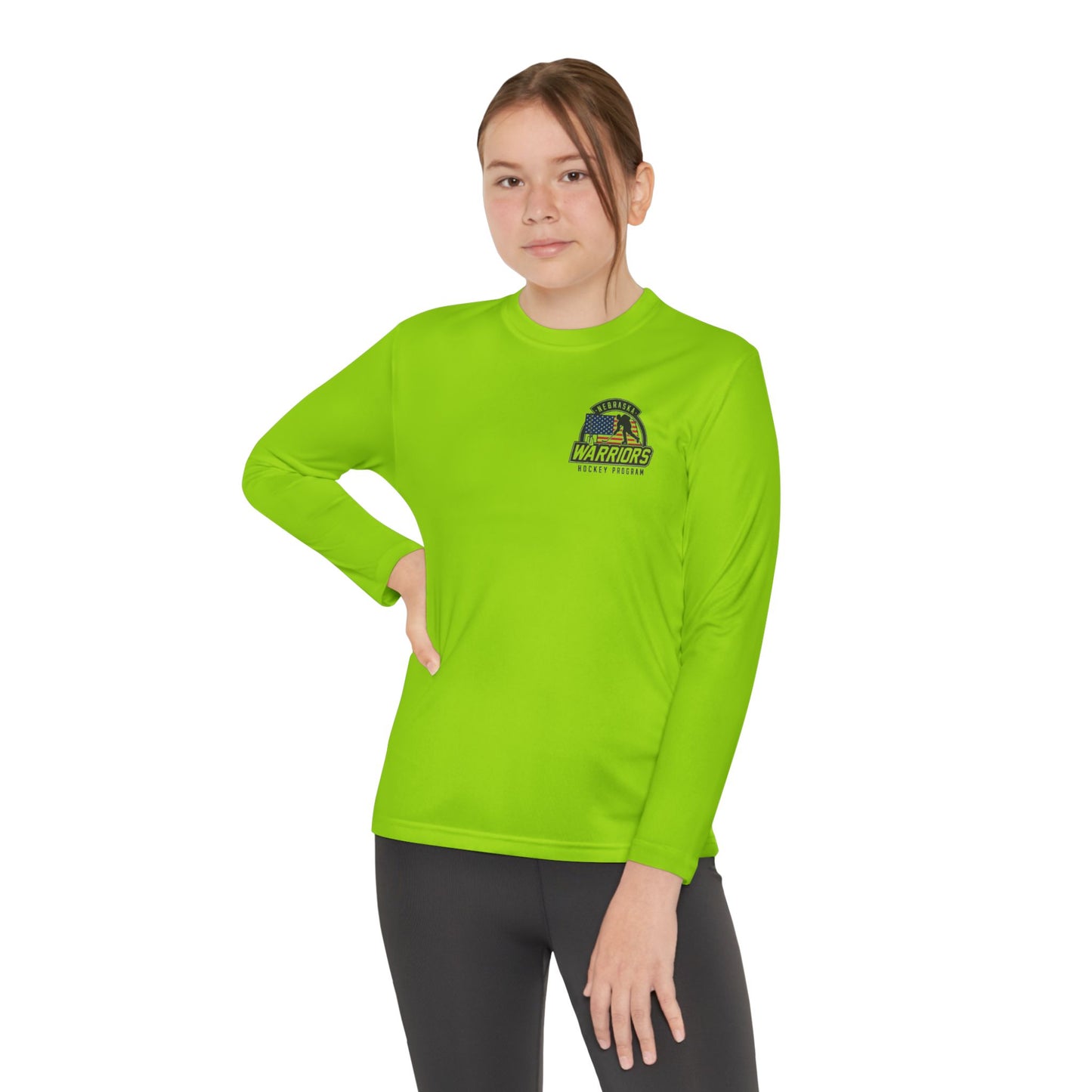Nebraska Warriors Hockey Program Long Sleeve Tee Youth