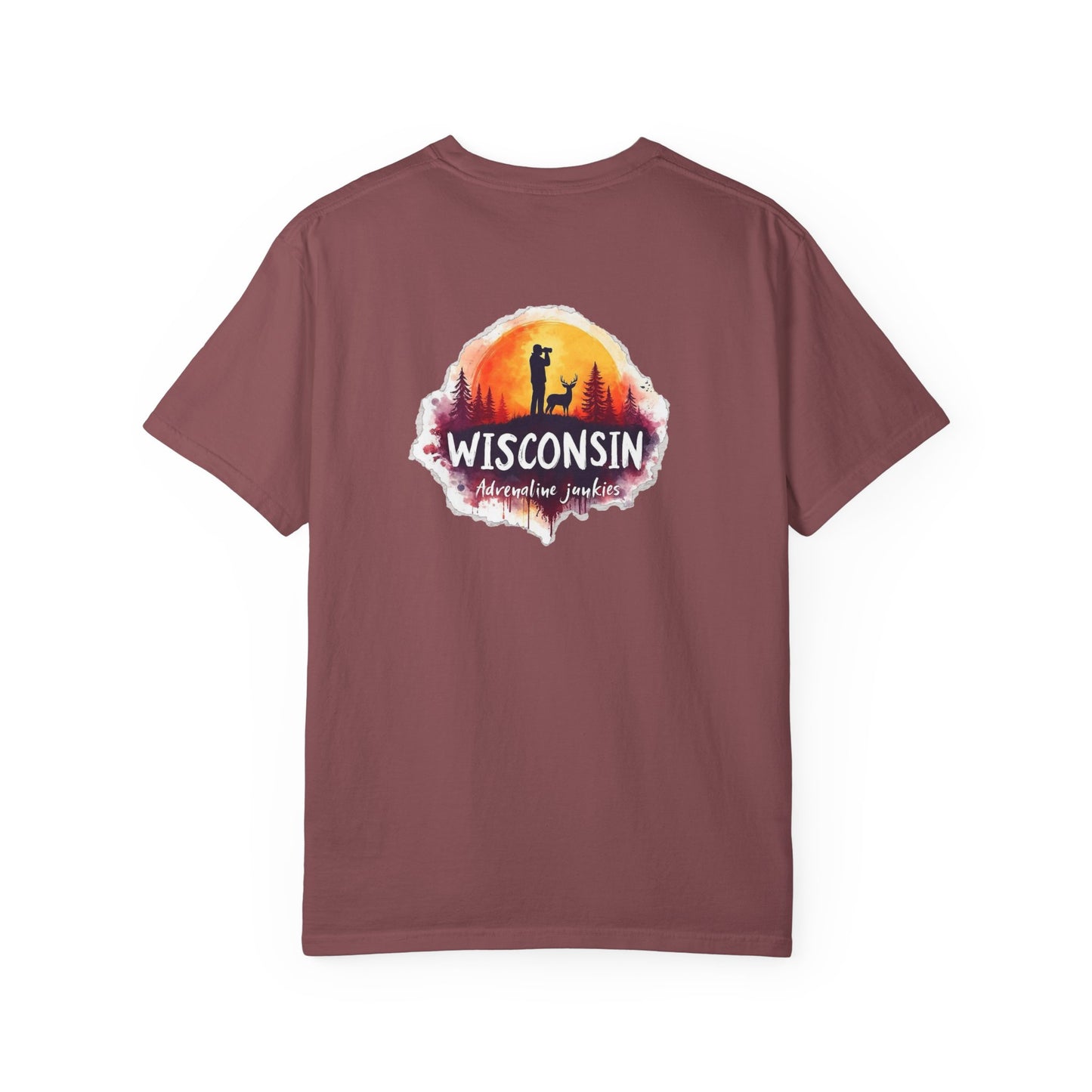Wisconsin Adrenaline Junkies Unisex Garment-Dyed T-shirt
