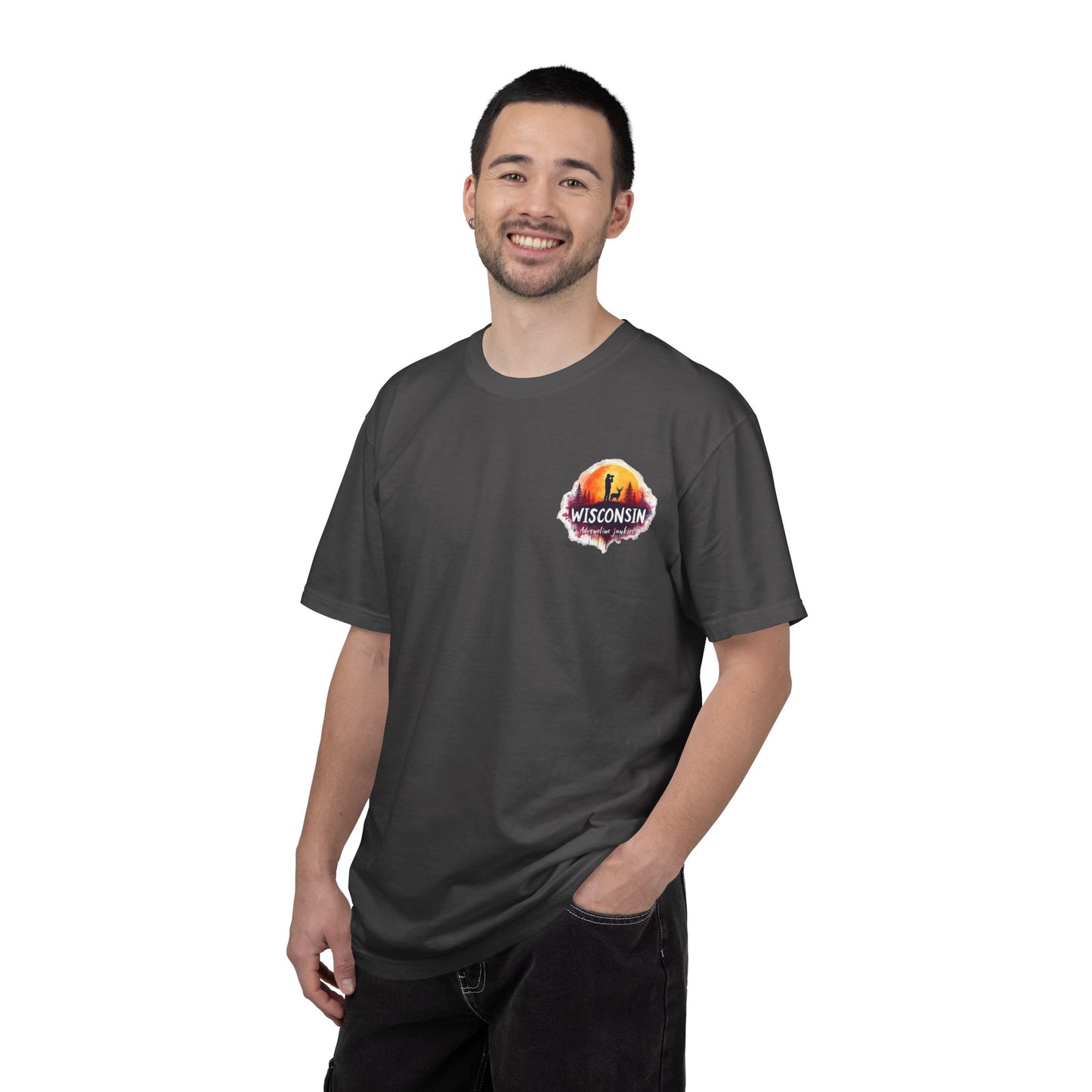 Wisconsin Adrenaline Junkies Unisex Garment-Dyed T-shirt