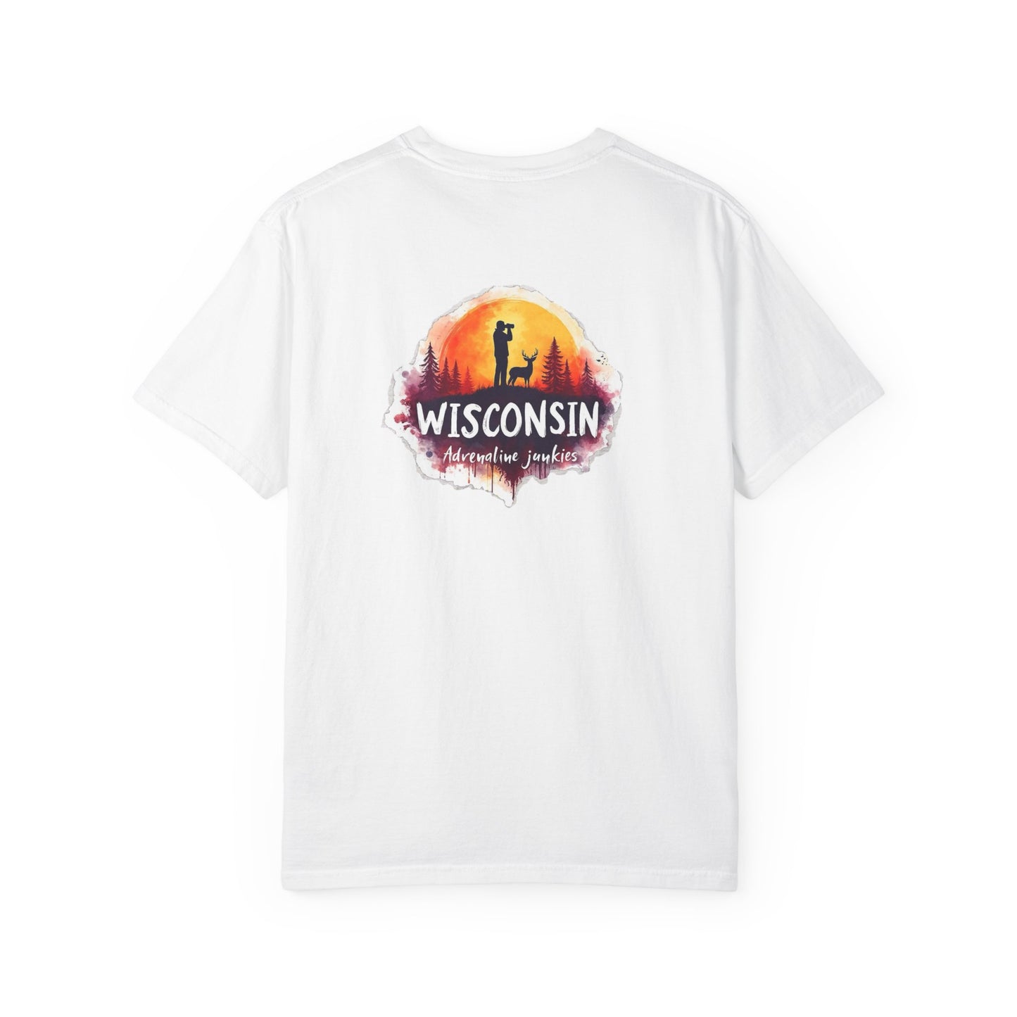Wisconsin Adrenaline Junkies Unisex Garment-Dyed T-shirt