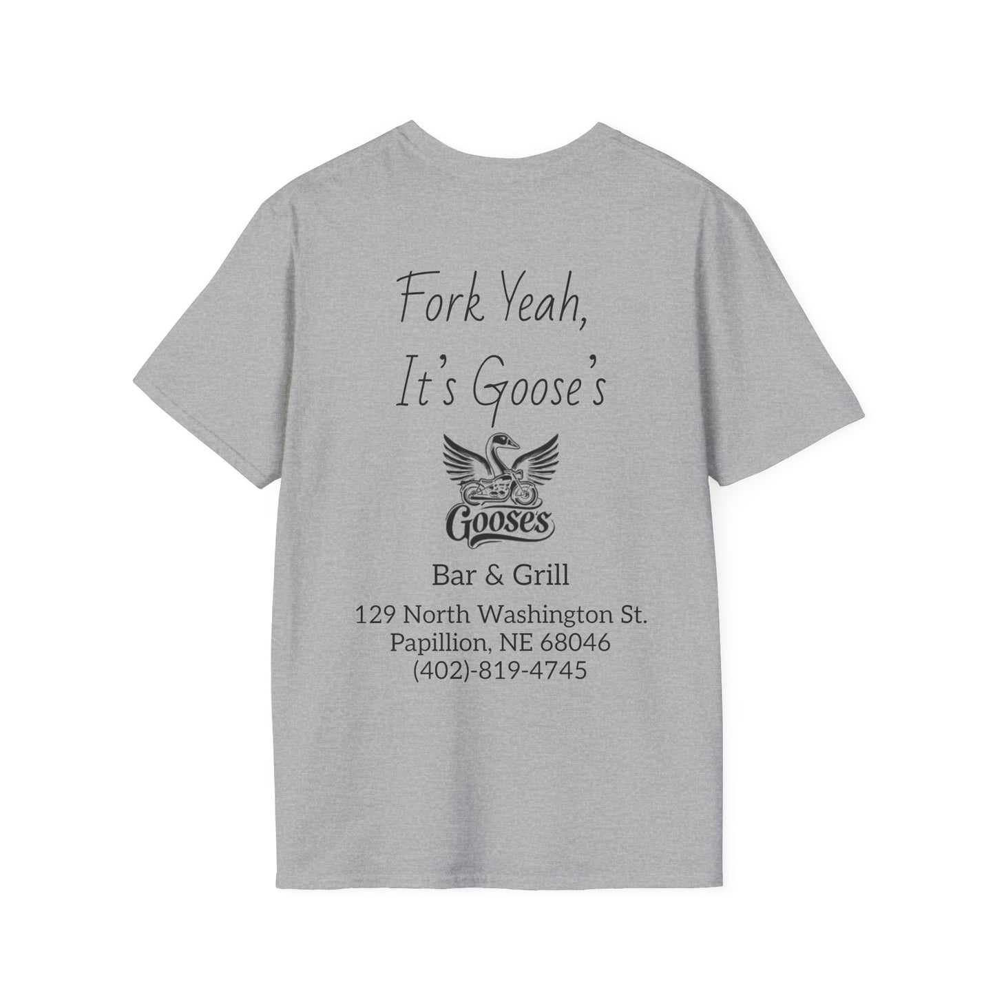 Goose's Bar & Grill - T-Shirt Fork Yeah