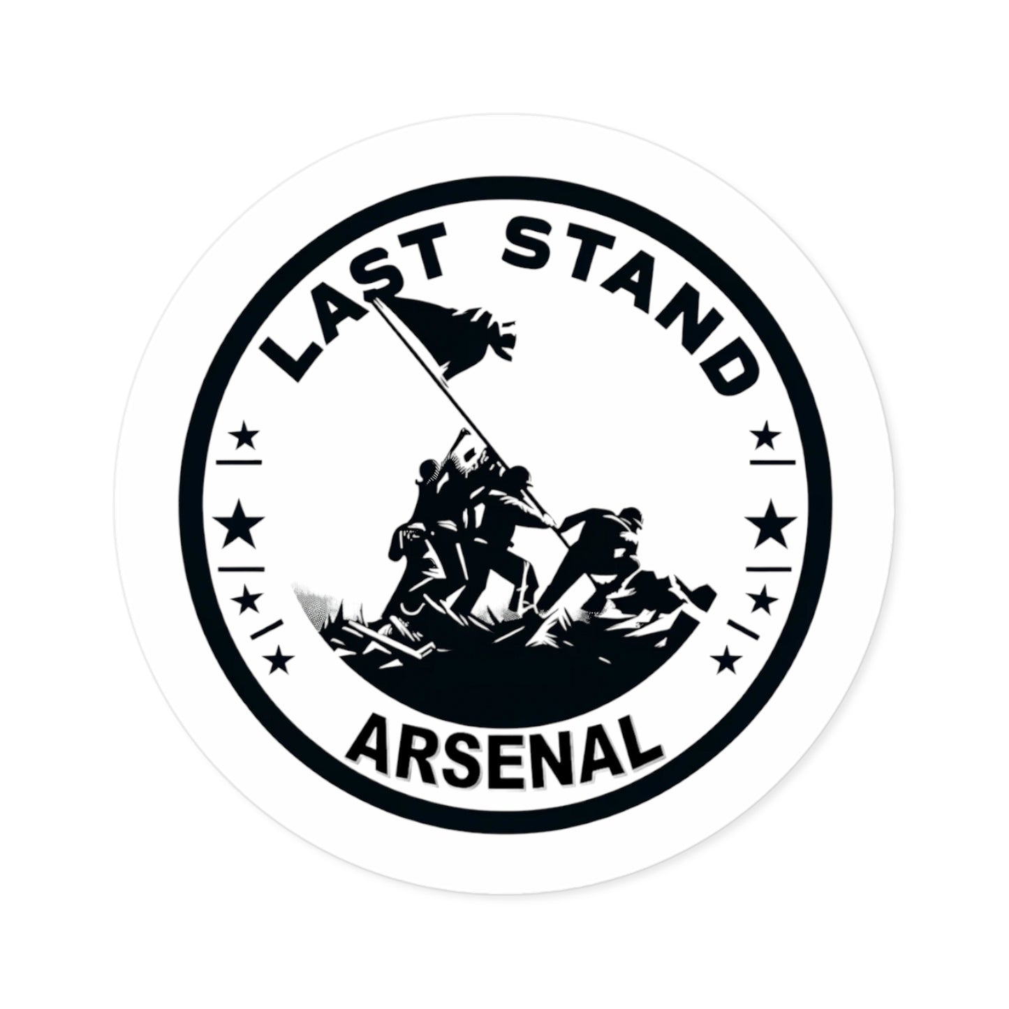 Last Stand Arsenal - Star Round Sticker