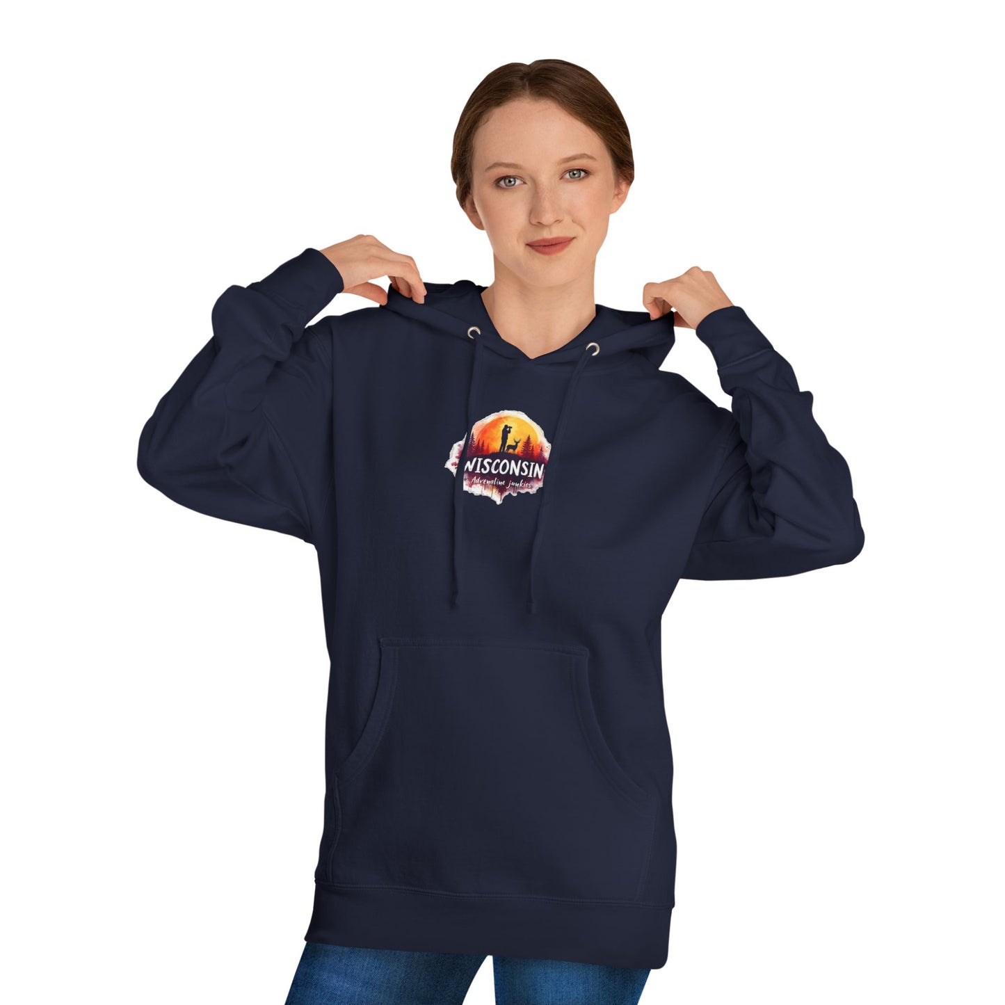 Wisconsin adrenaline junkies - Unisex Hooded Sweatshirt