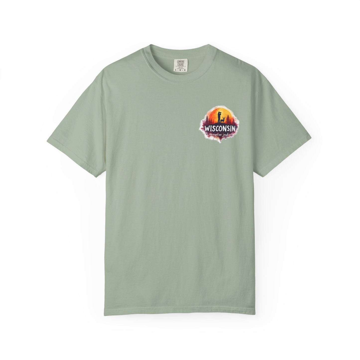 Wisconsin Adrenaline Junkies Unisex Garment-Dyed T-shirt