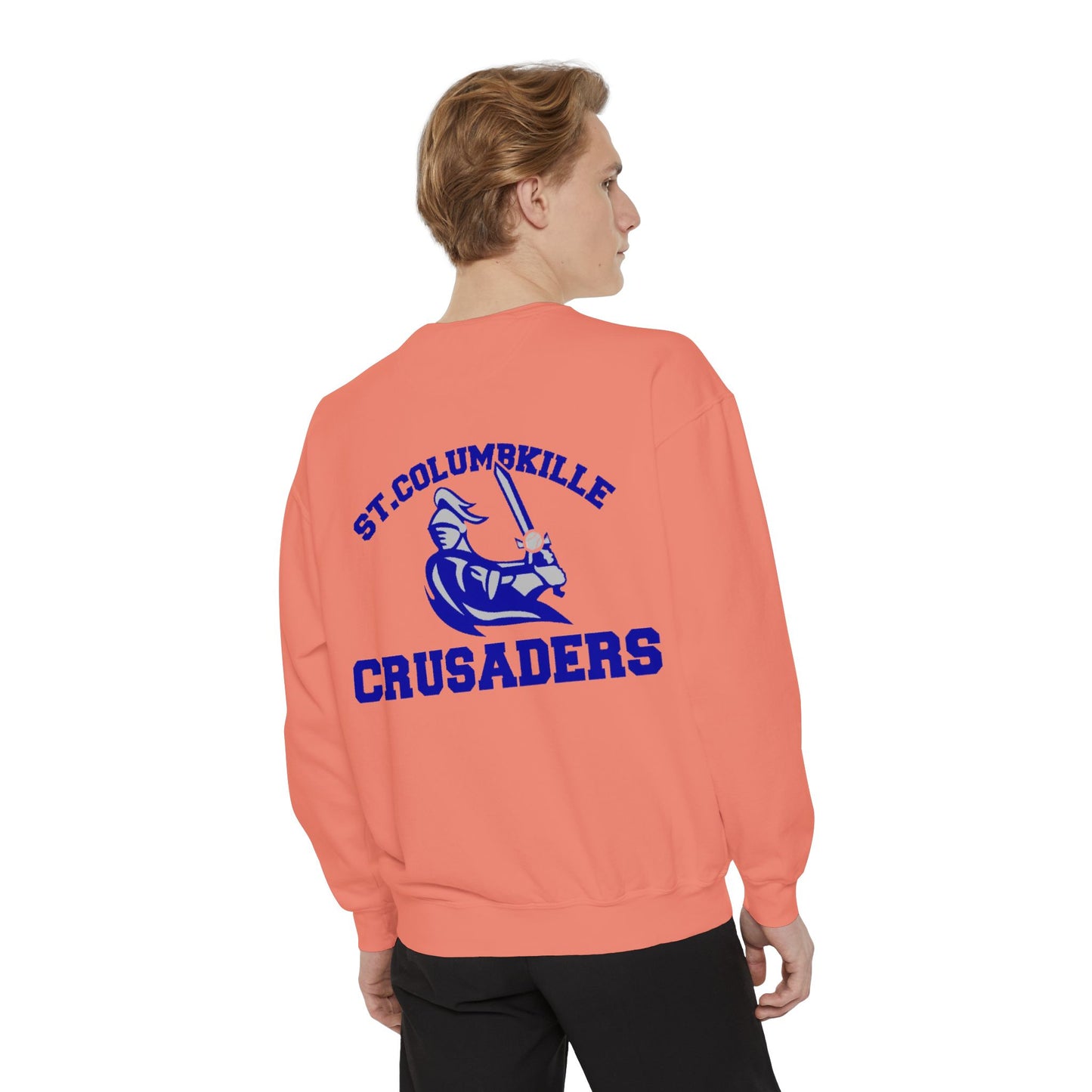 St. Columbkille Crusaders - Unisex Garment-Dyed Sweatshirt