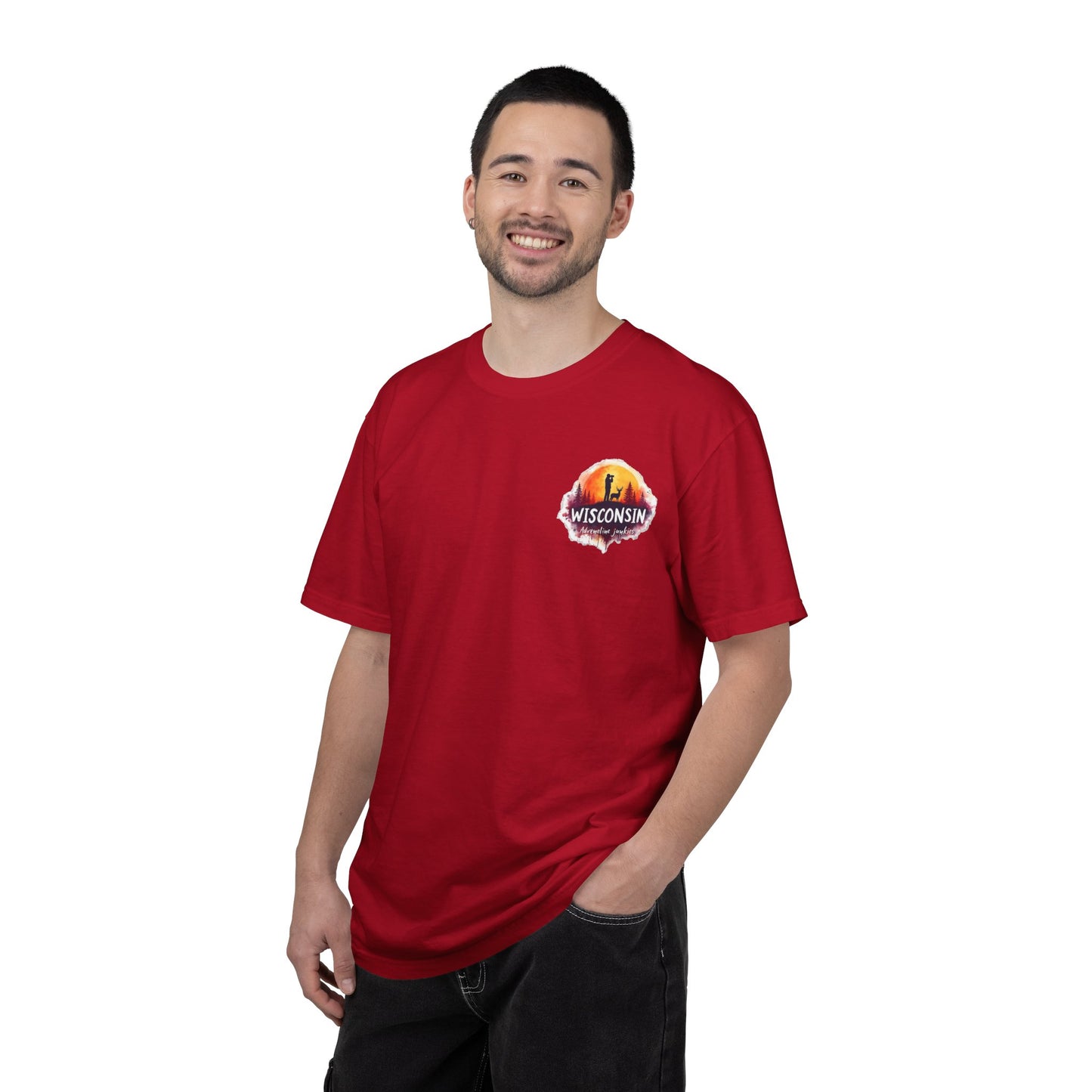 Wisconsin Adrenaline Junkies Unisex Garment-Dyed T-shirt