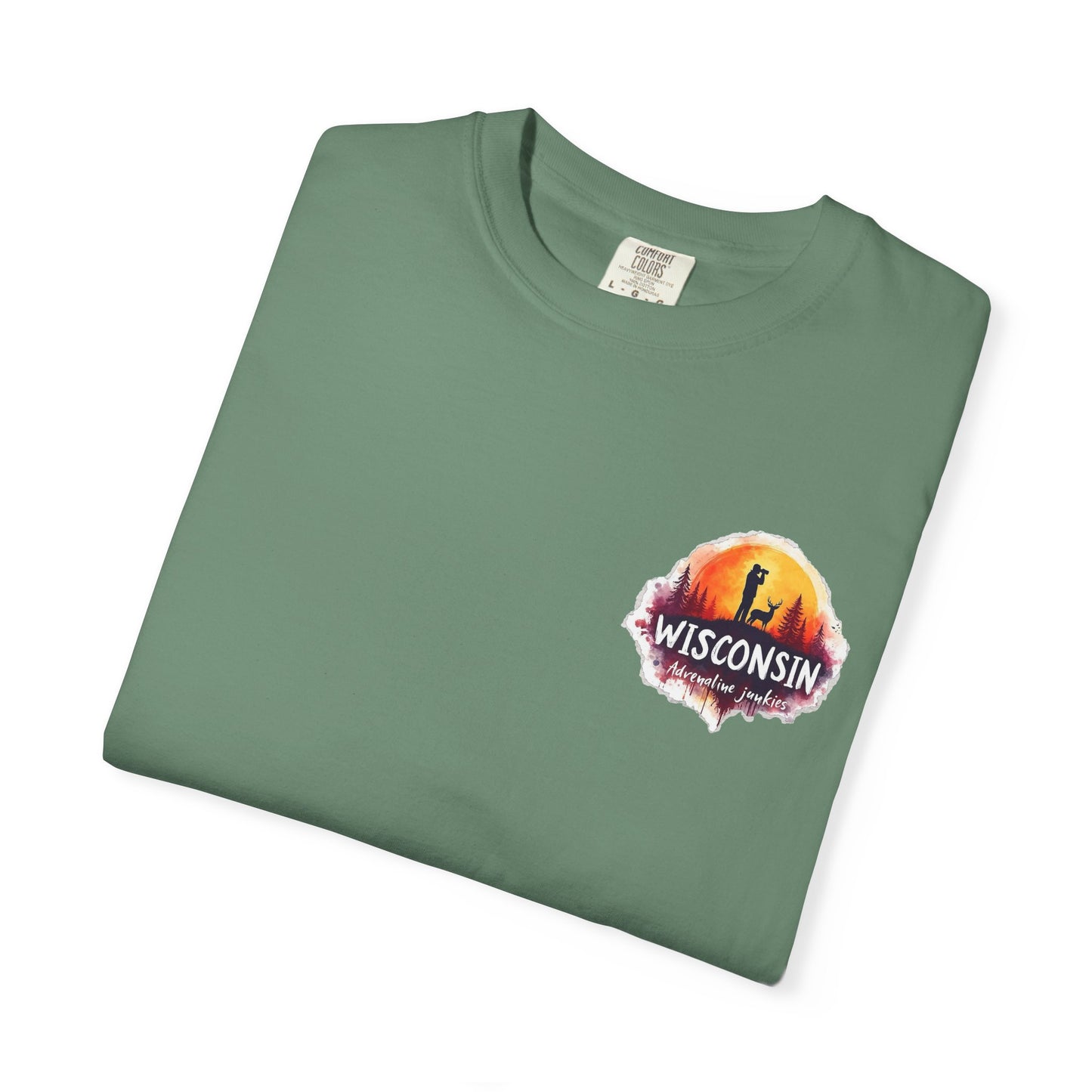 Wisconsin Adrenaline Junkies Unisex Garment-Dyed T-shirt