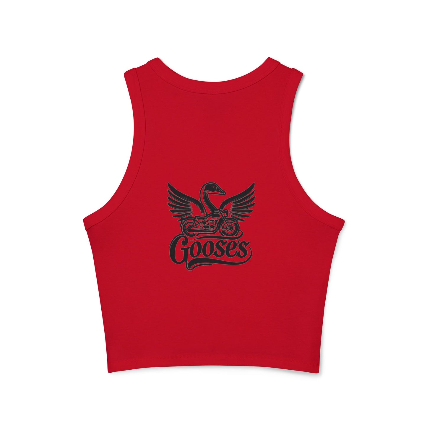 Goose's Women's Micro Rib Racer Tank Top