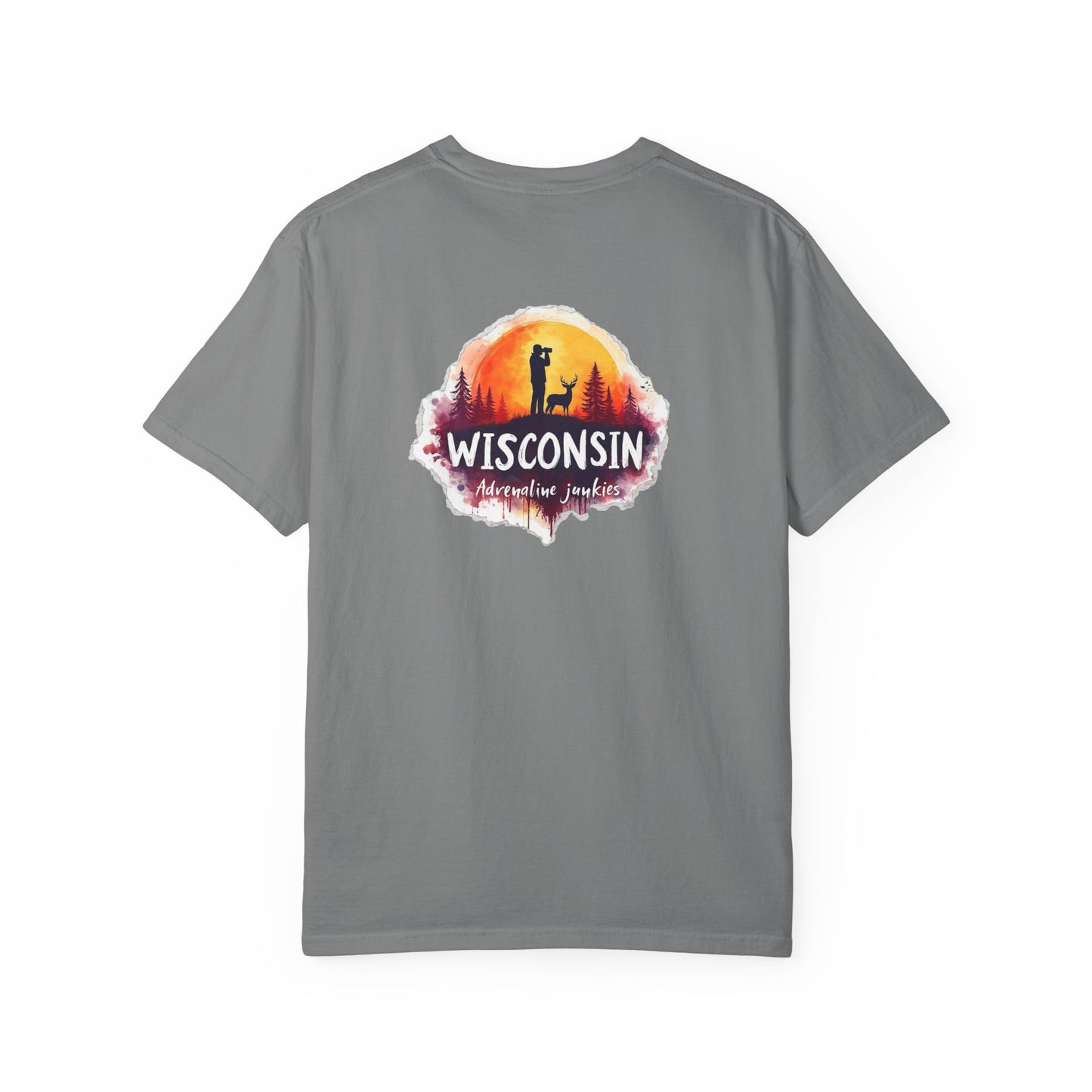 Wisconsin Adrenaline Junkies Unisex Garment-Dyed T-shirt