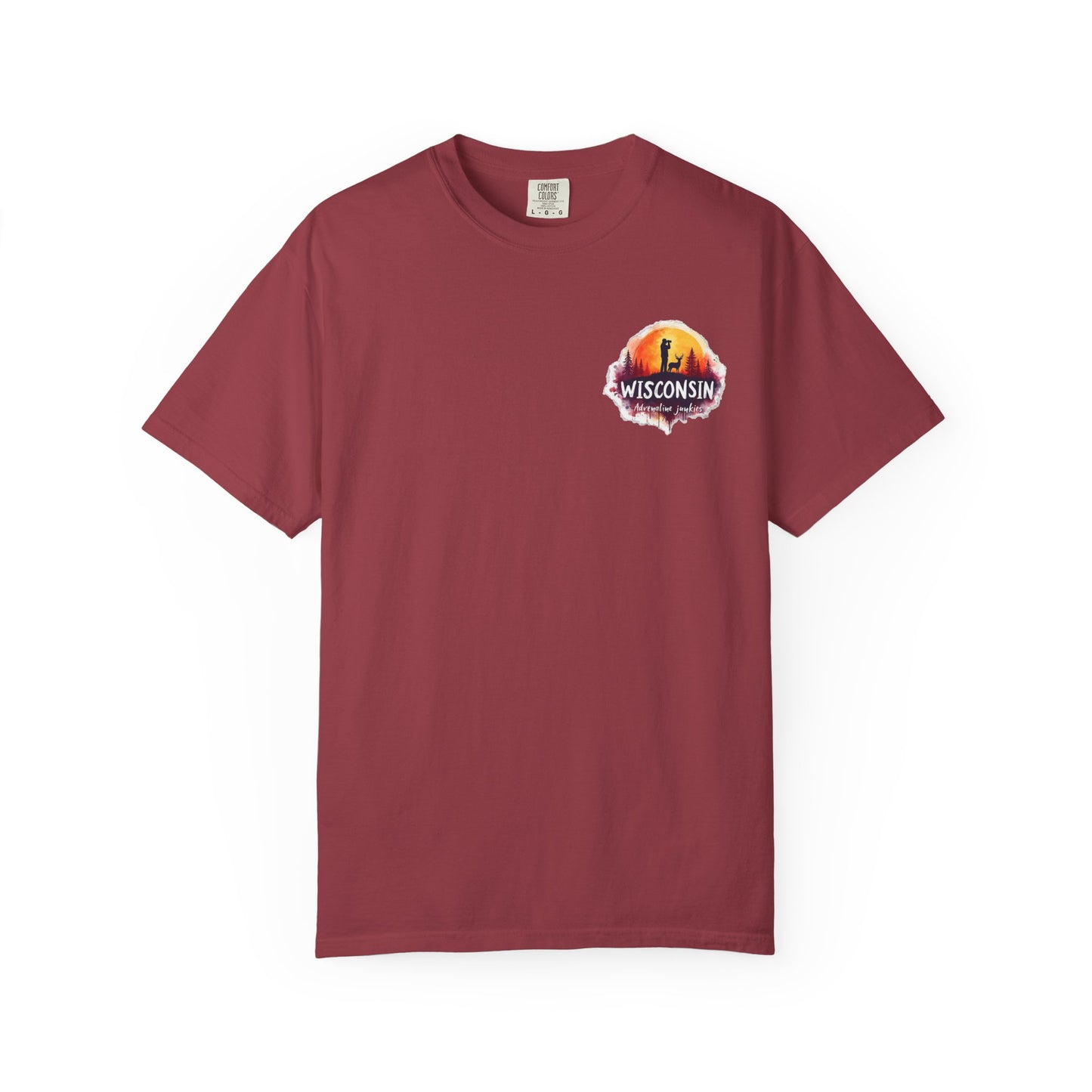Wisconsin Adrenaline Junkies Unisex Garment-Dyed T-shirt