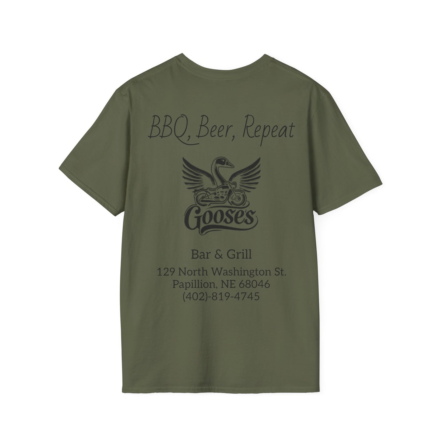 Goose's Bar & Grill - T-Shirt BBQ, Beer, Repeat