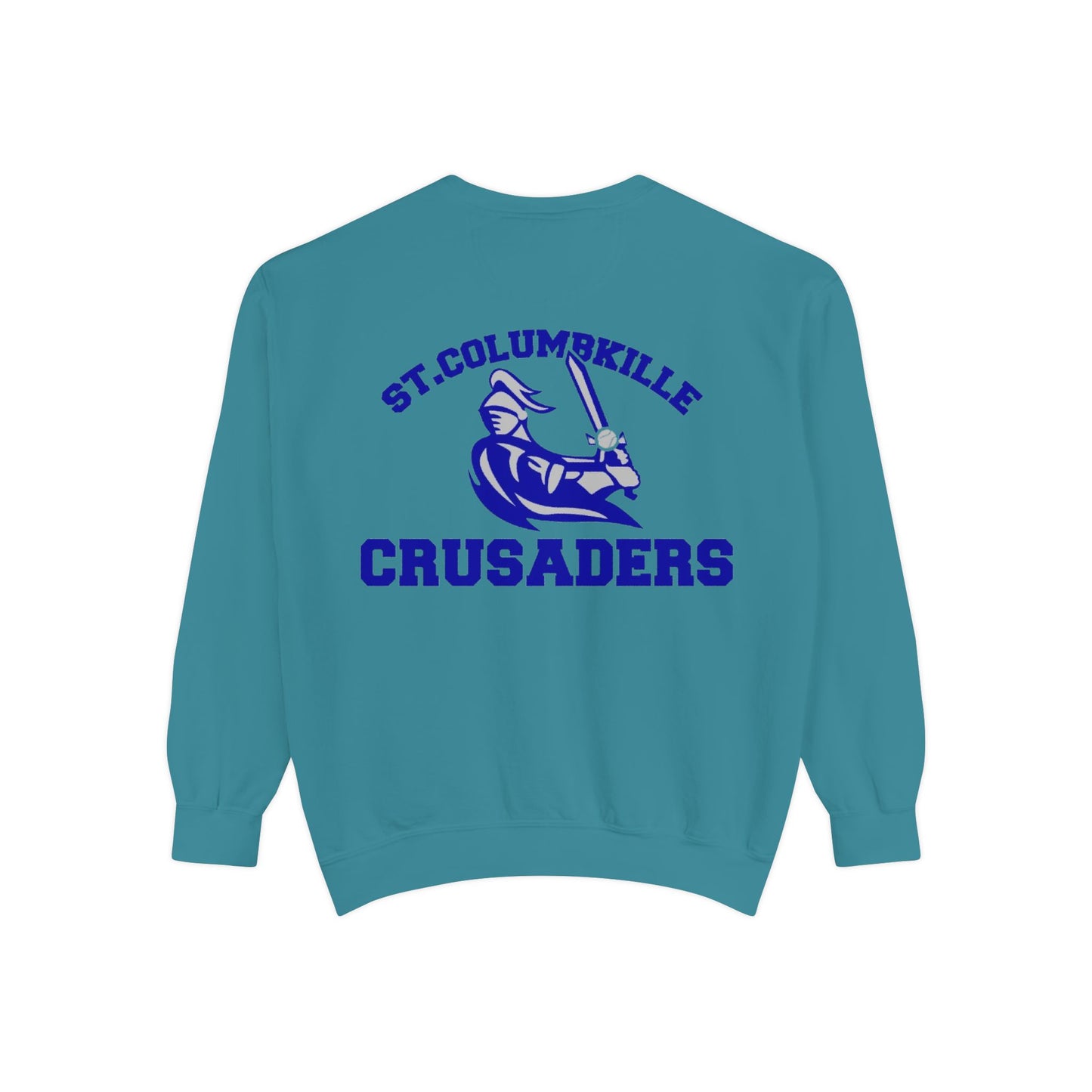 St. Columbkille Crusaders - Unisex Garment-Dyed Sweatshirt