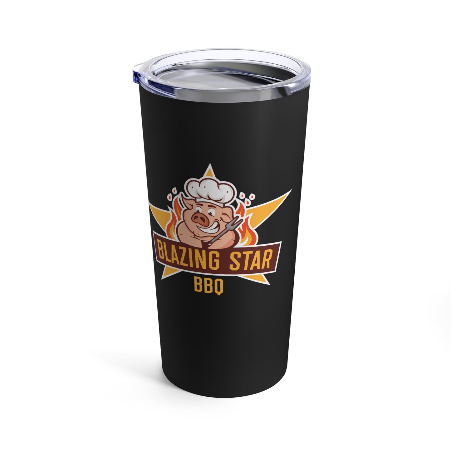 Blazing Star BBQ Tumbler 20oz - Black