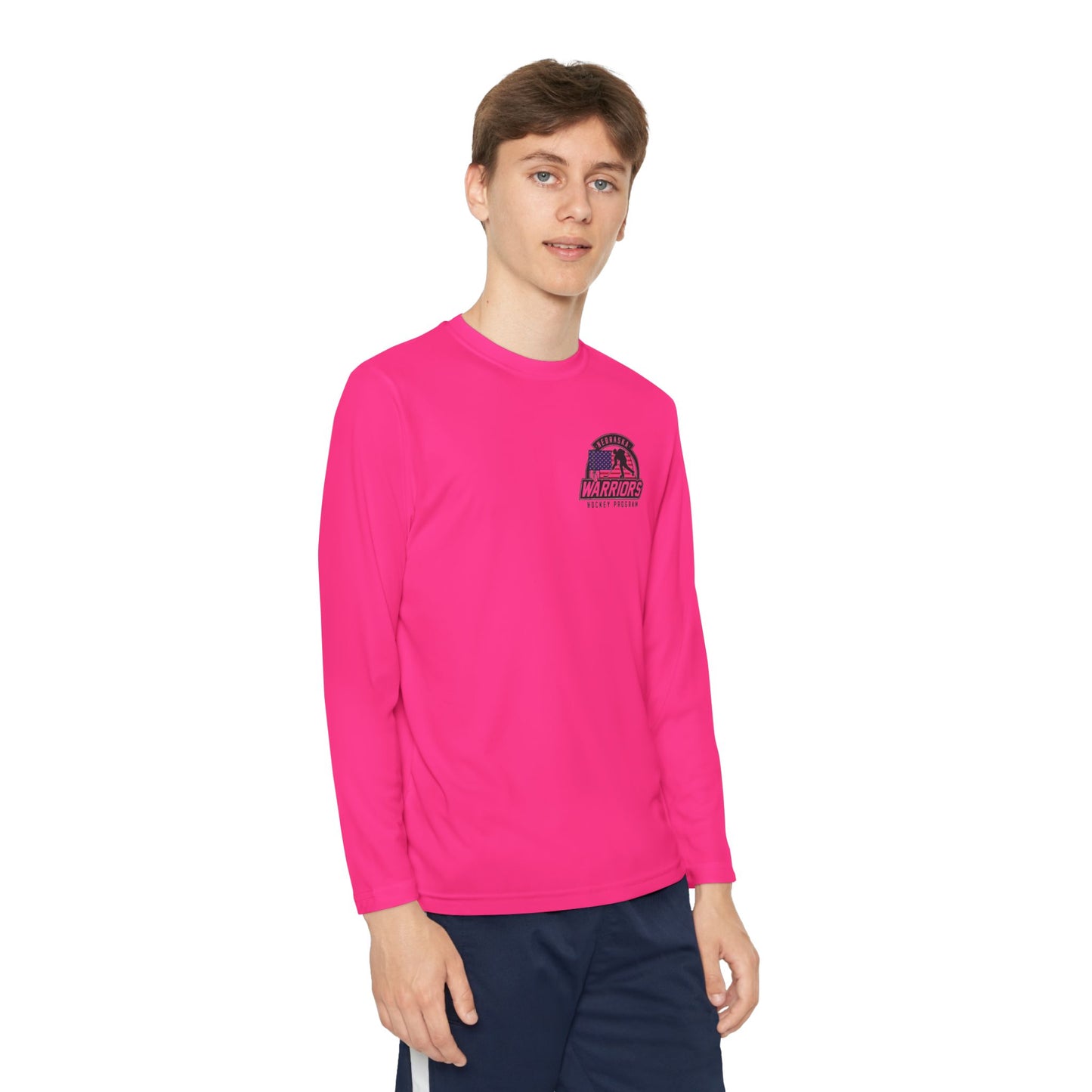 Nebraska Warriors Hockey Program Long Sleeve Tee Youth