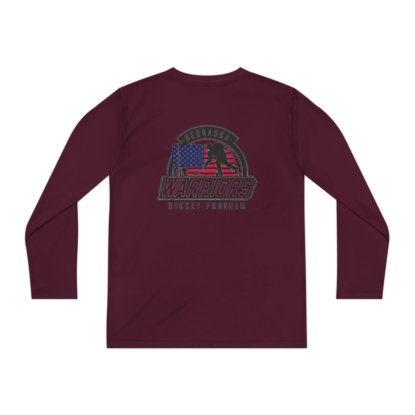 Nebraska Warriors Hockey Program Long Sleeve Tee Youth