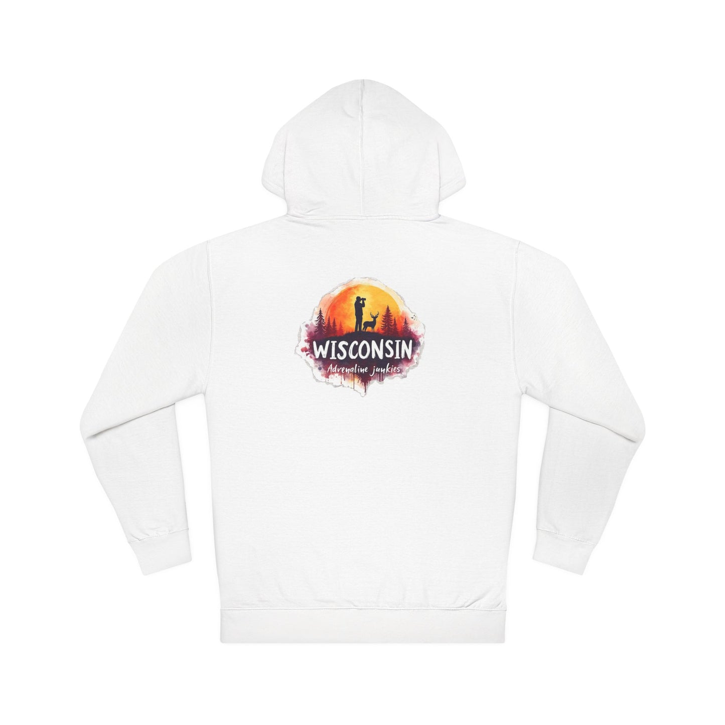Wisconsin adrenaline junkies - Unisex Hooded Sweatshirt