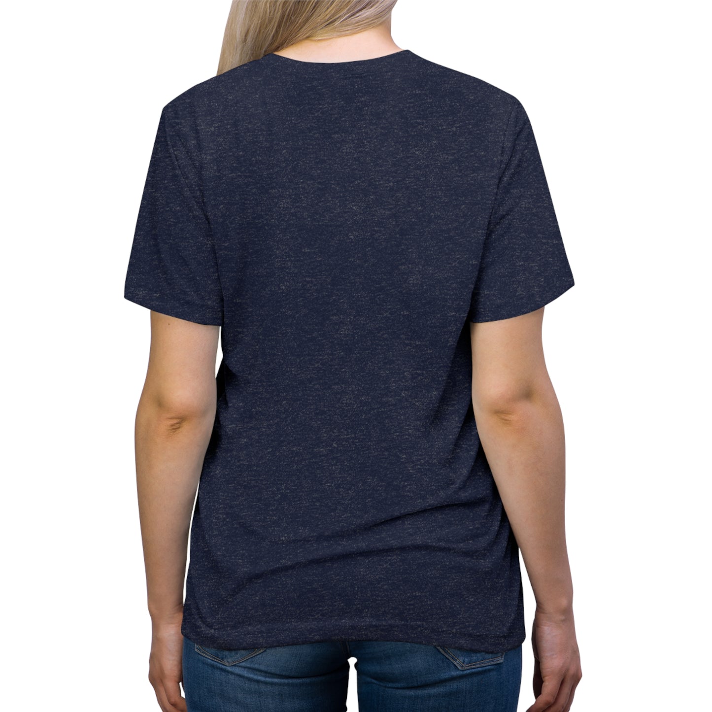 Label in neck - Template - Unisex Triblend Tee