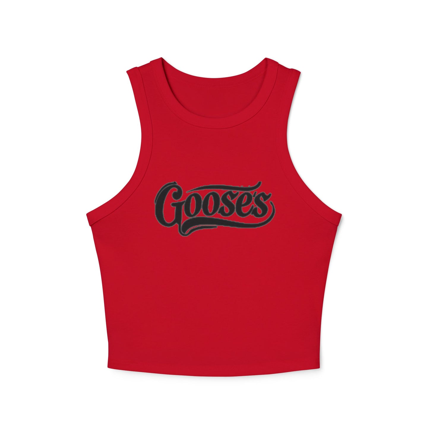 Goose's Women's Micro Rib Racer Tank Top