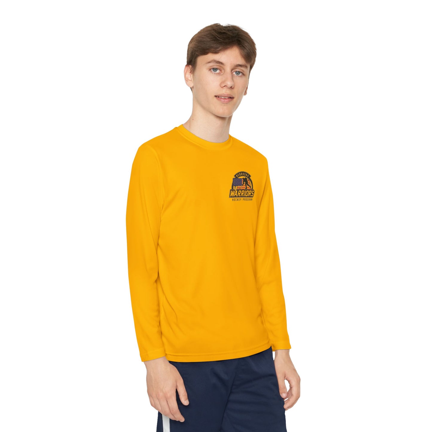 Nebraska Warriors Hockey Program Long Sleeve Tee Youth
