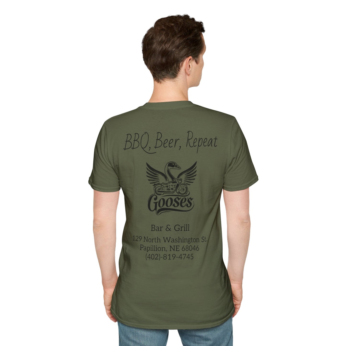 Goose's Bar & Grill - T-Shirt BBQ, Beer, Repeat