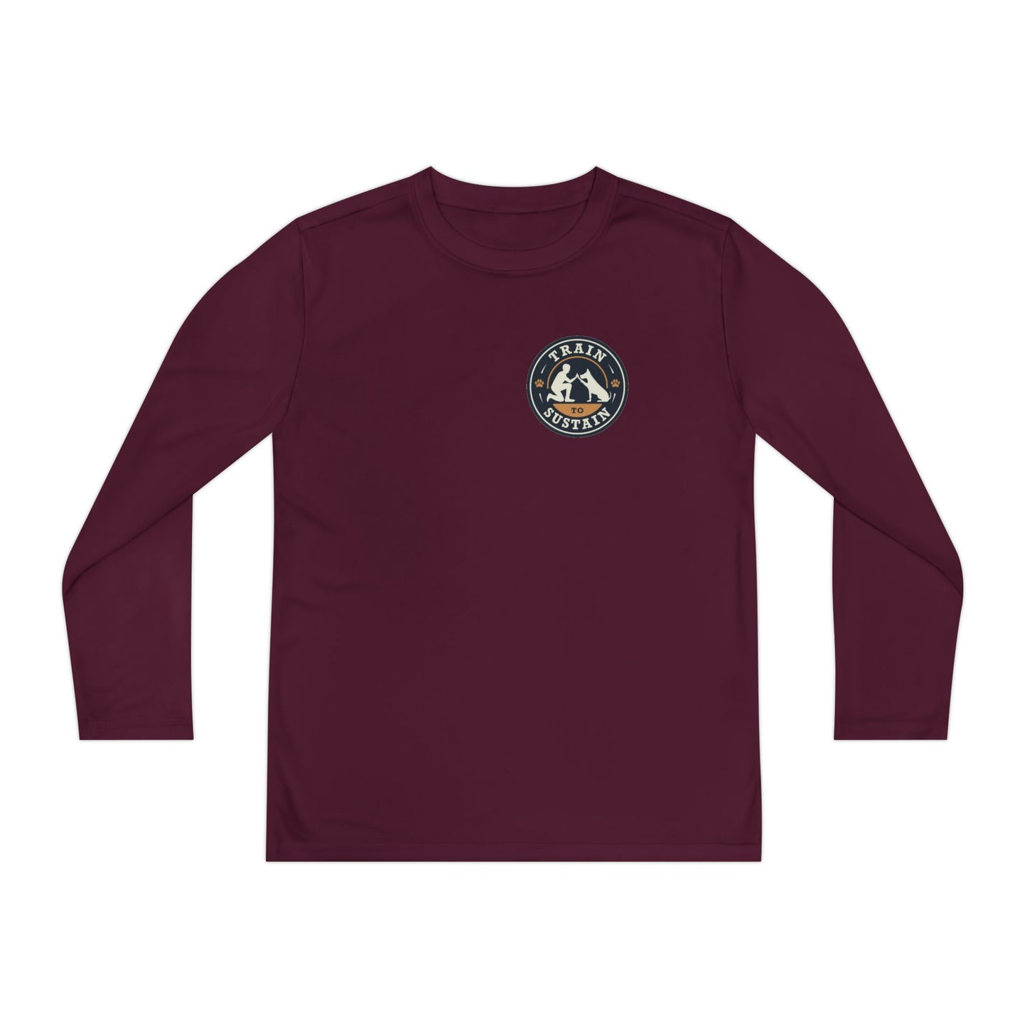 Long Sleeve Tee Youth Train to Sustain