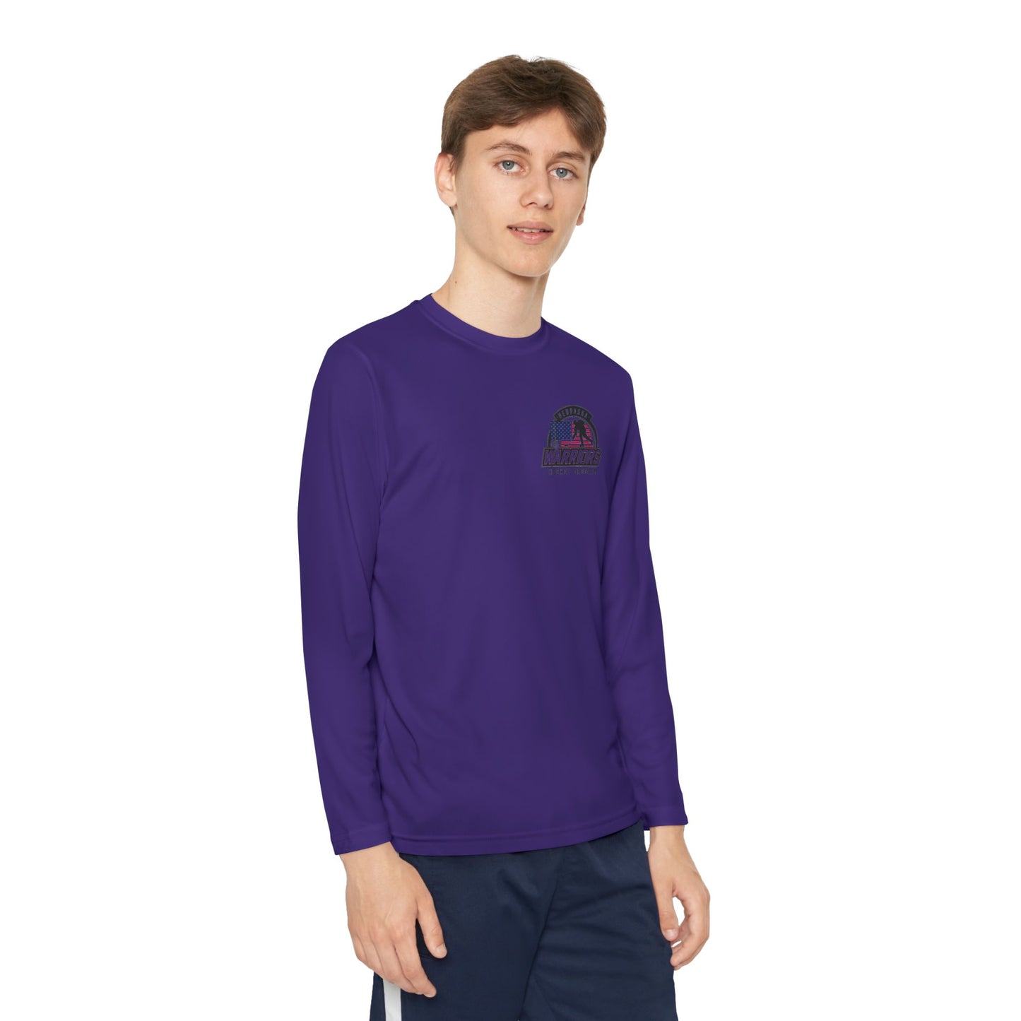 Nebraska Warriors Hockey Program Long Sleeve Tee Youth