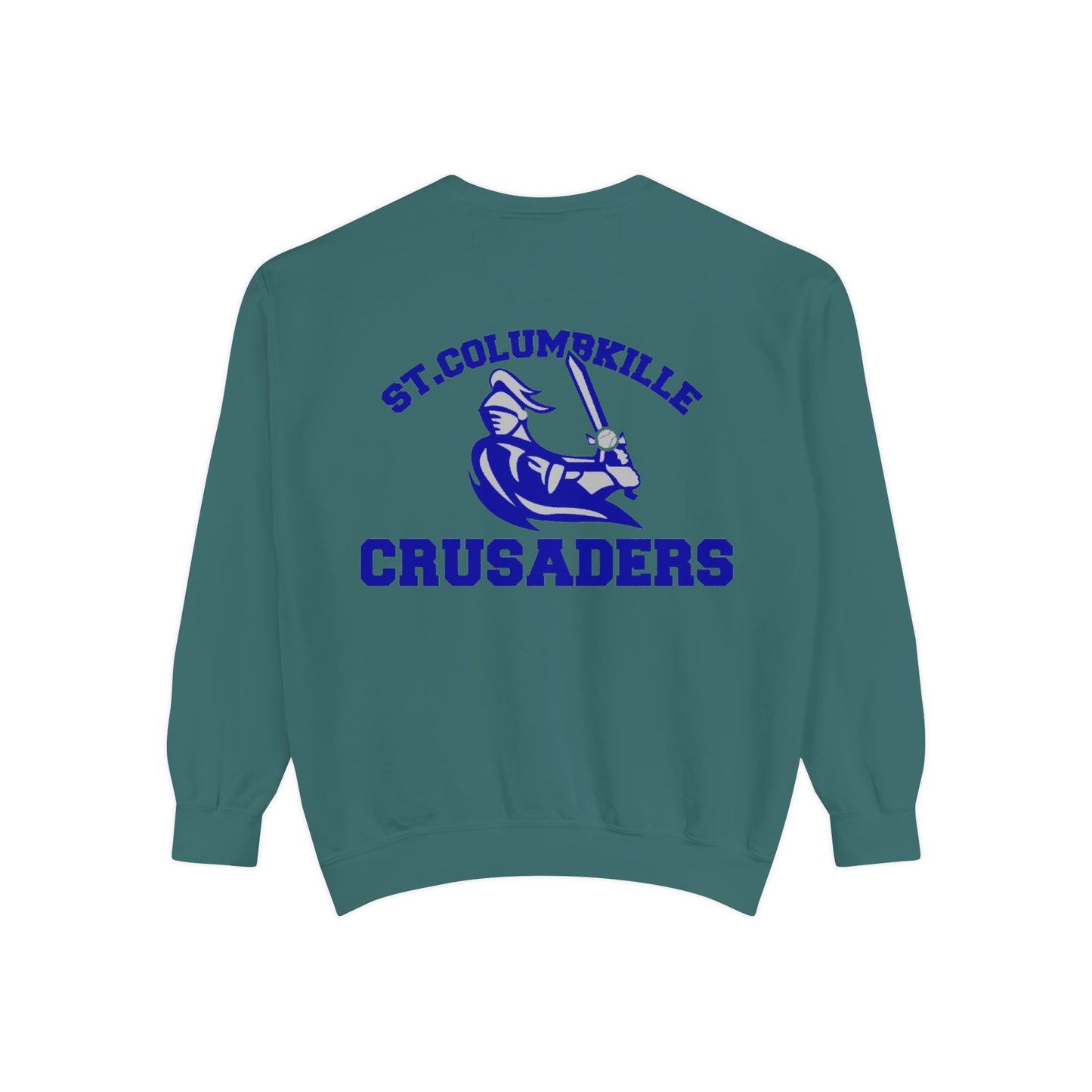St. Columbkille Crusaders - Unisex Garment-Dyed Sweatshirt