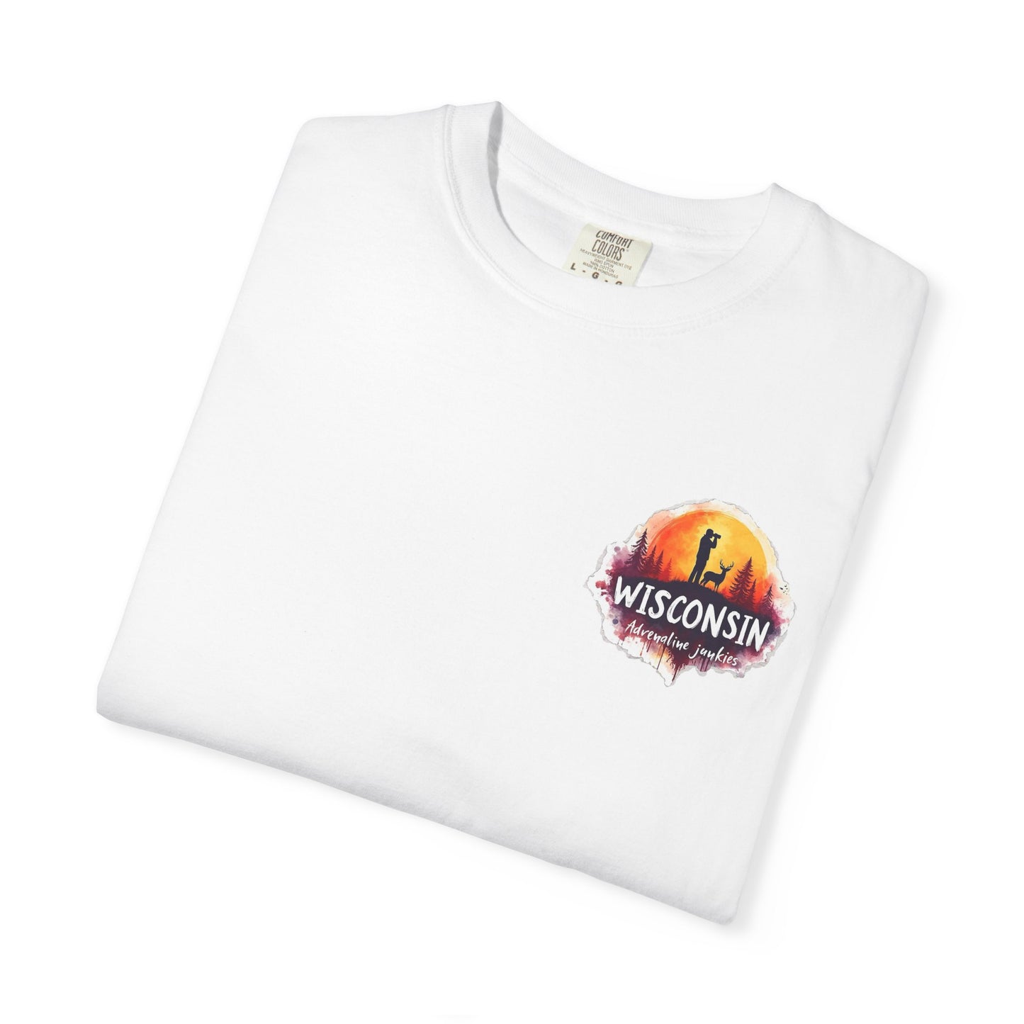 Wisconsin Adrenaline Junkies Unisex Garment-Dyed T-shirt