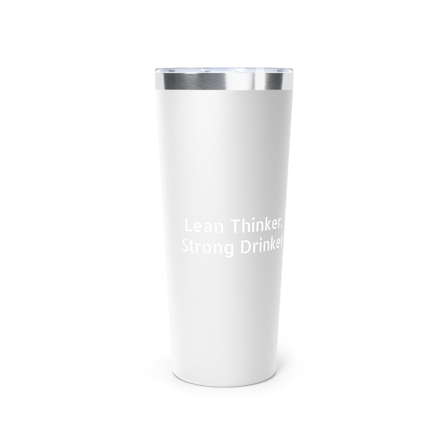 Training 101 Academy Copper Vacuum Insulated Tumbler, 22oz Lean Thinker, Strong Drinker