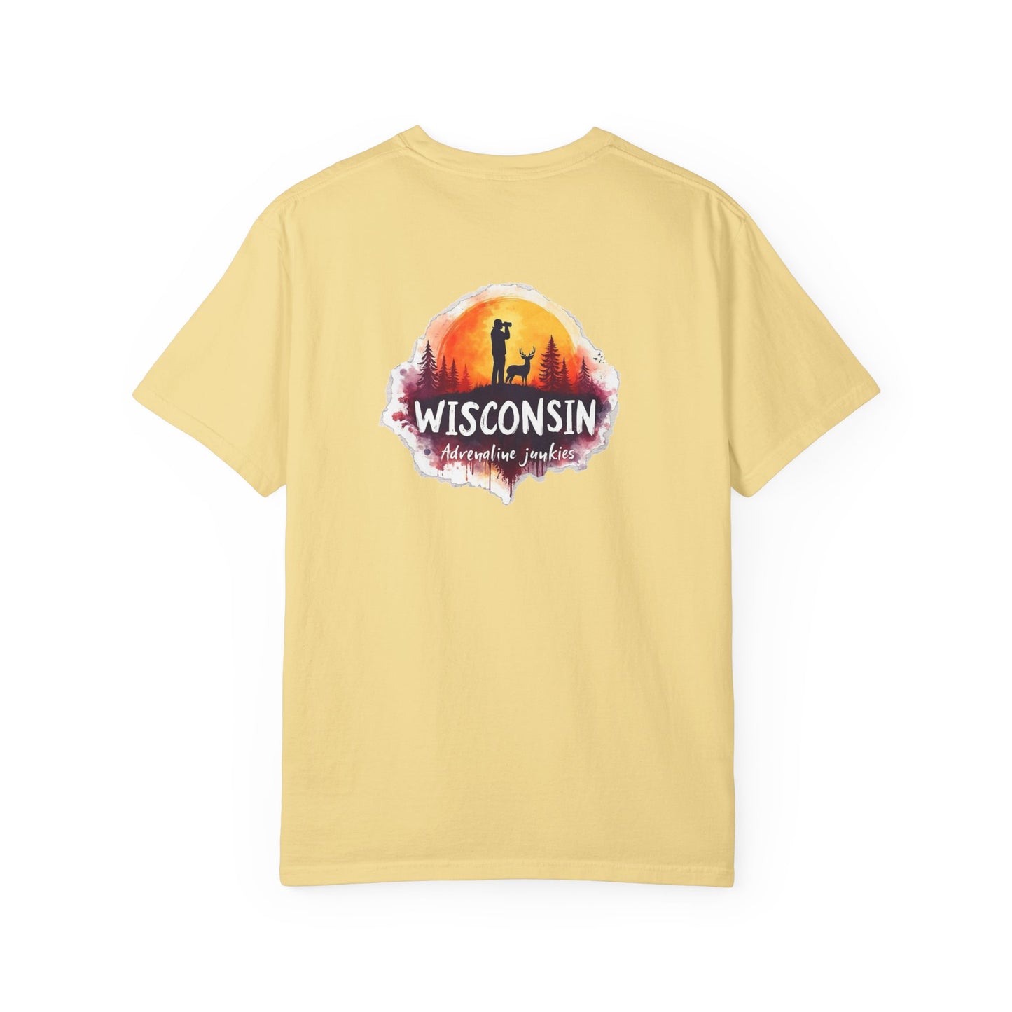 Wisconsin Adrenaline Junkies Unisex Garment-Dyed T-shirt
