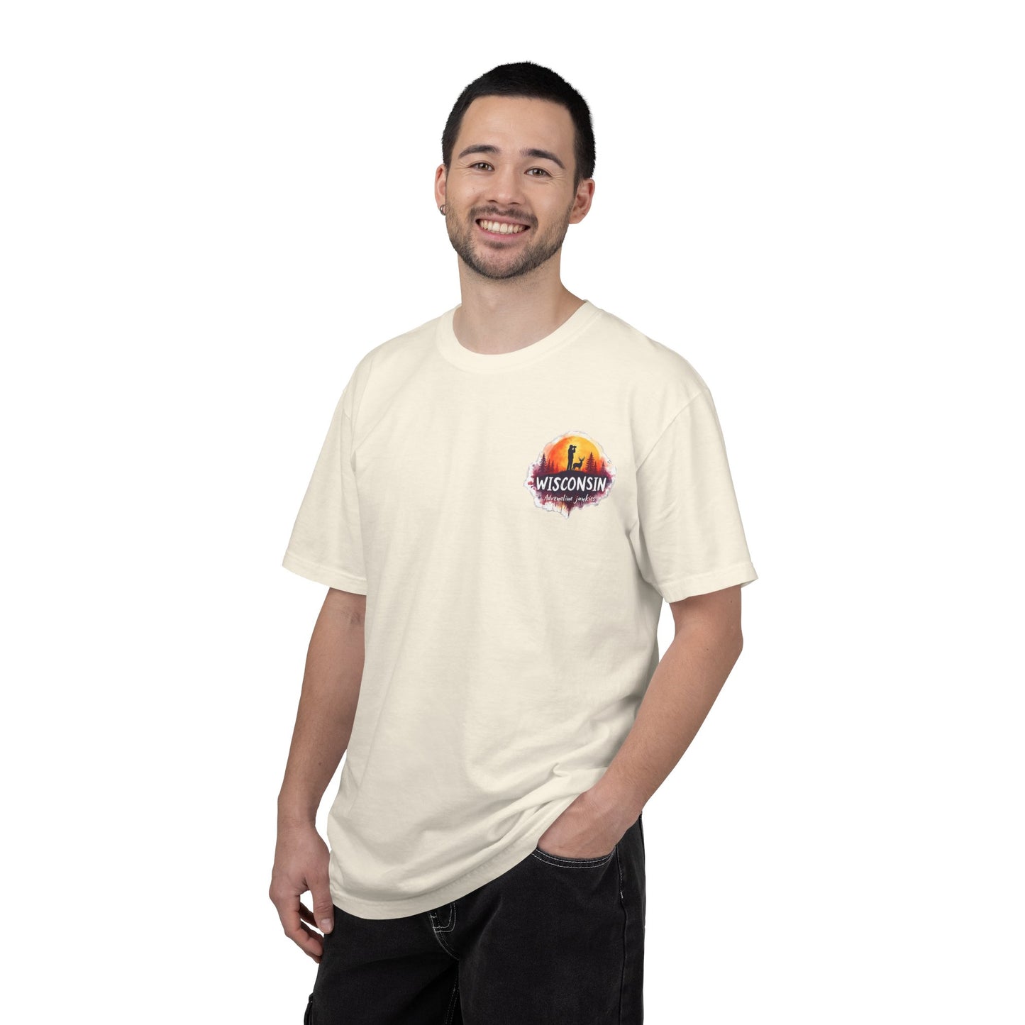 Wisconsin Adrenaline Junkies Unisex Garment-Dyed T-shirt
