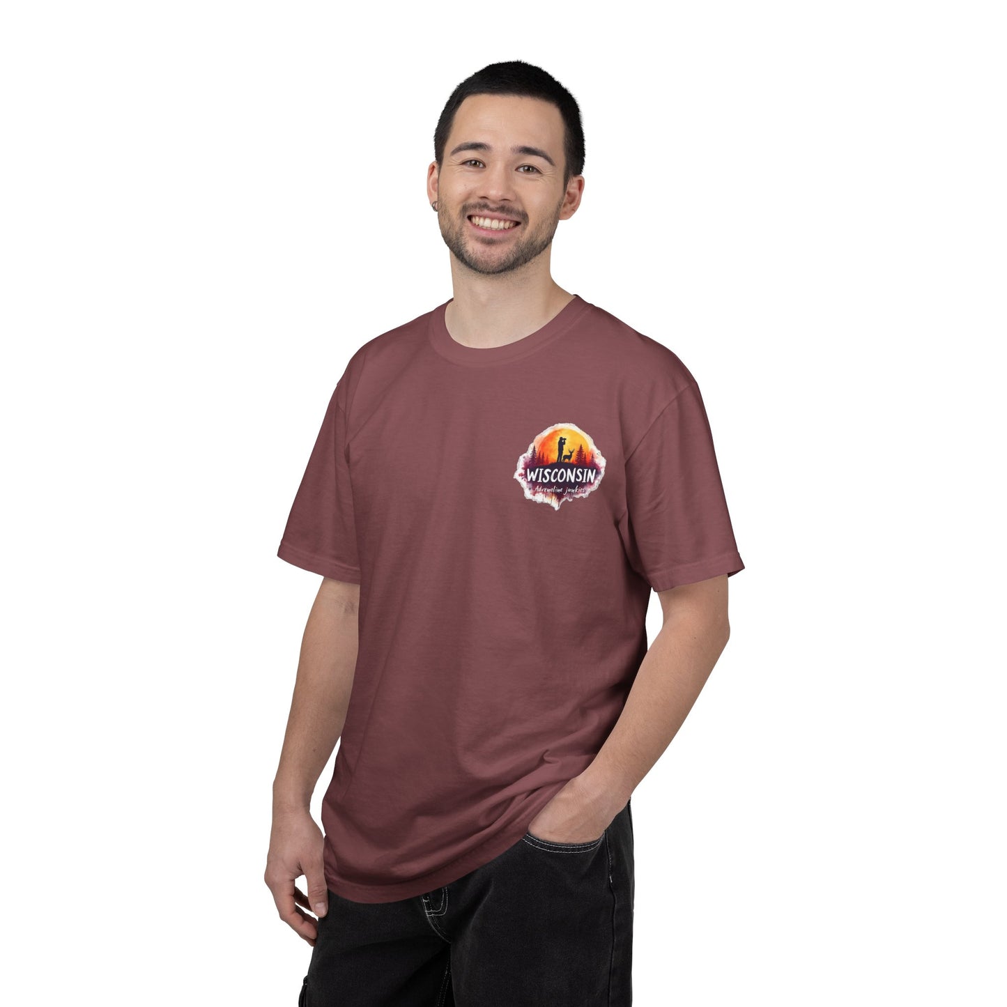 Wisconsin Adrenaline Junkies Unisex Garment-Dyed T-shirt