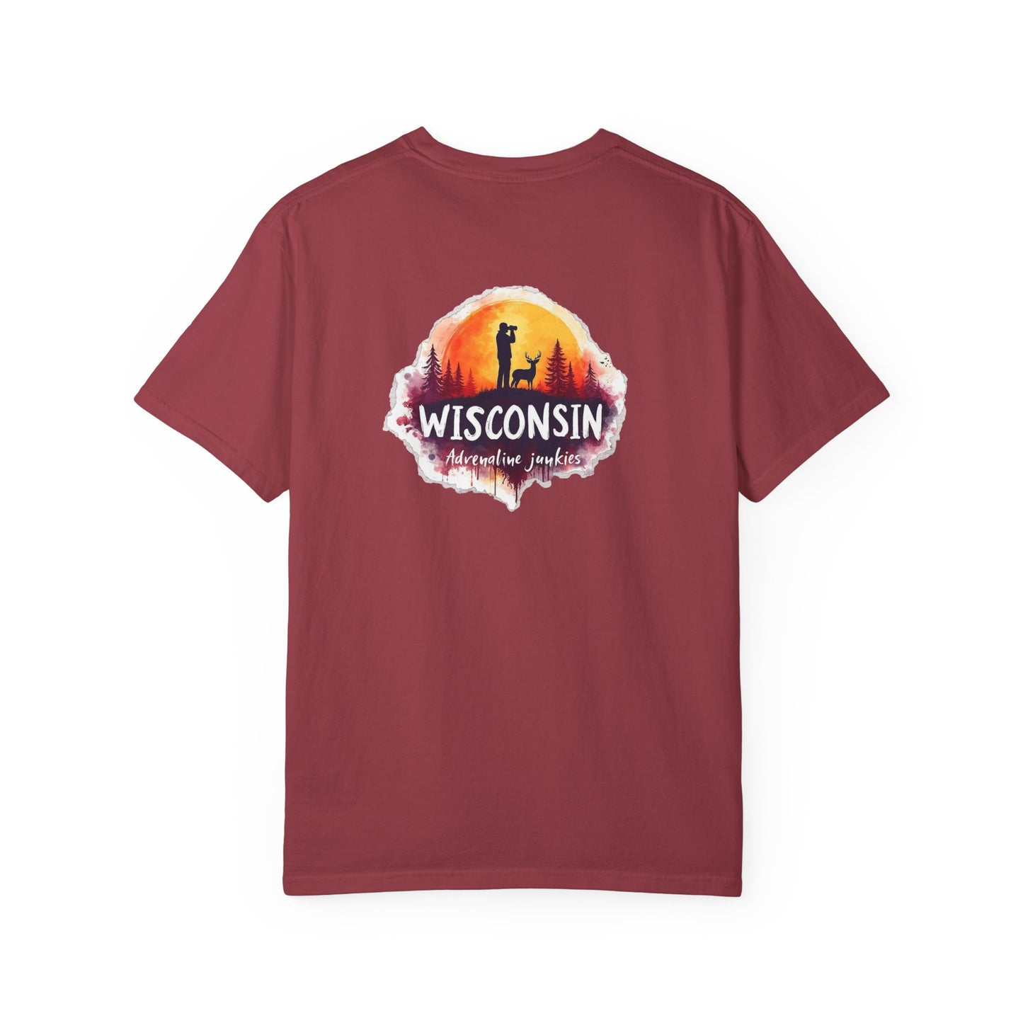 Wisconsin Adrenaline Junkies Unisex Garment-Dyed T-shirt
