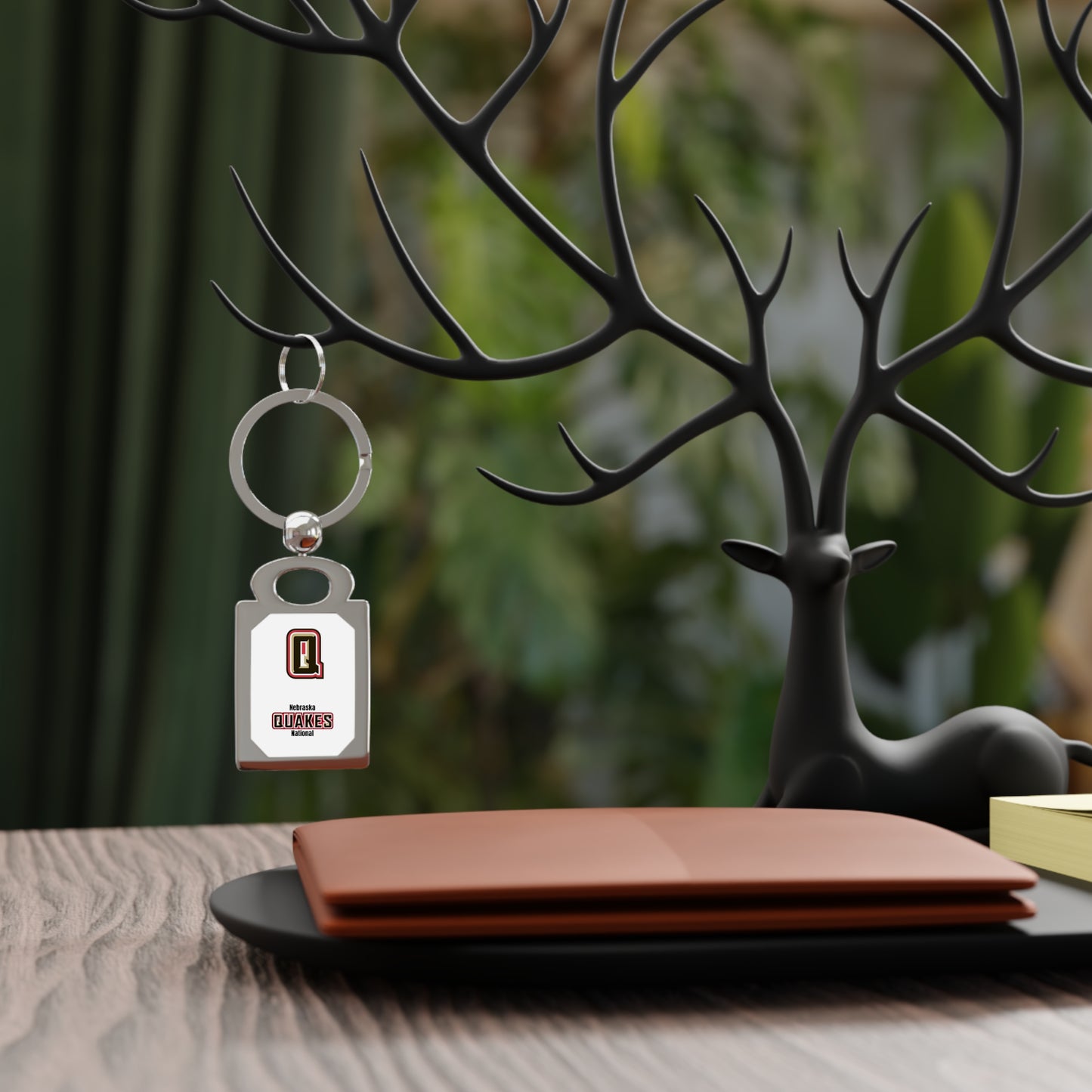 Quakes - Rectangle Photo Keyring