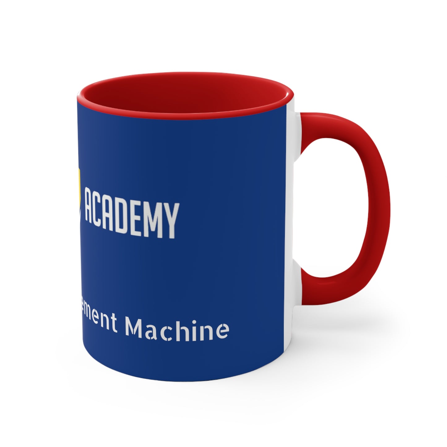 Training 101 Academy 11oz Accent Mug blue yellow