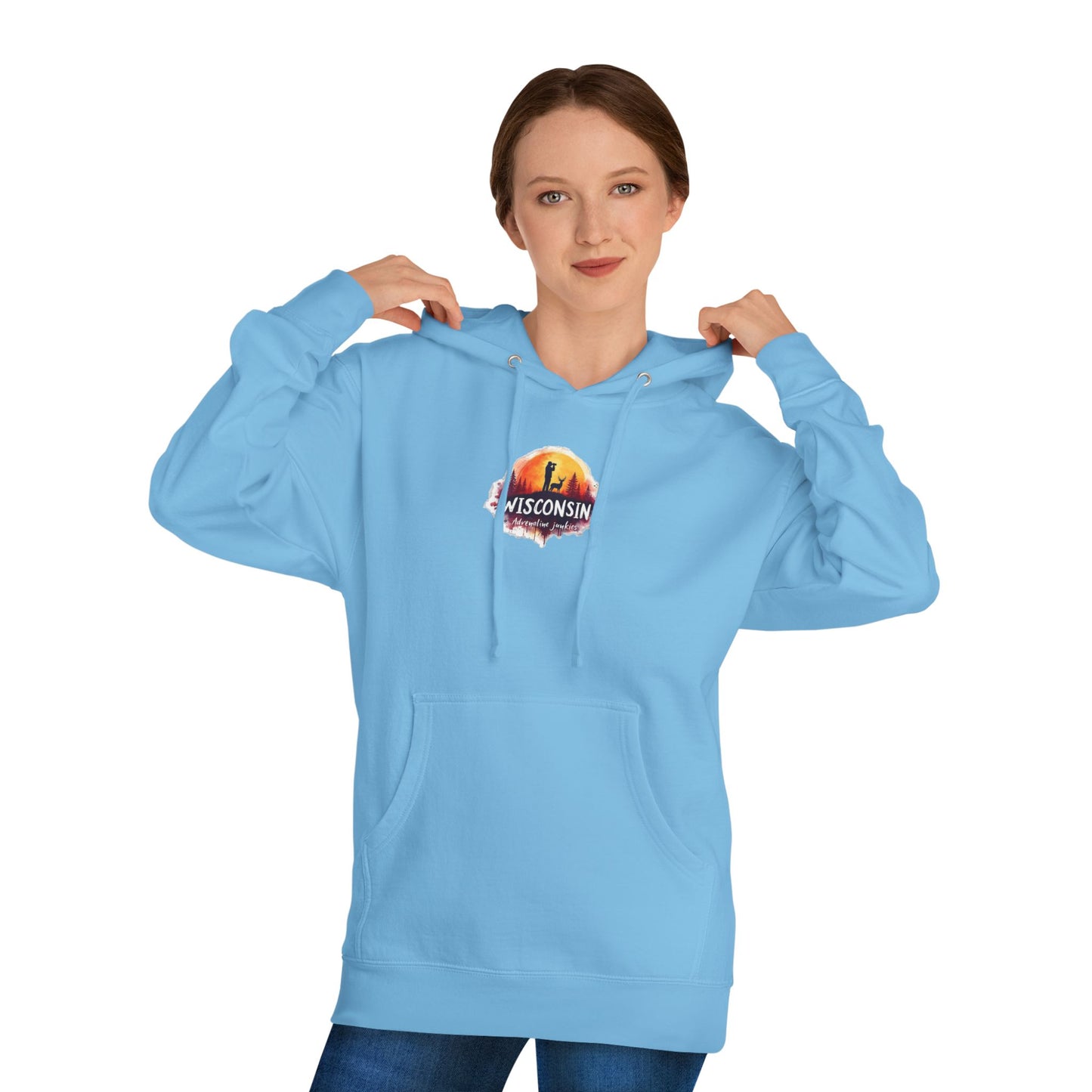 Wisconsin adrenaline junkies - Unisex Hooded Sweatshirt