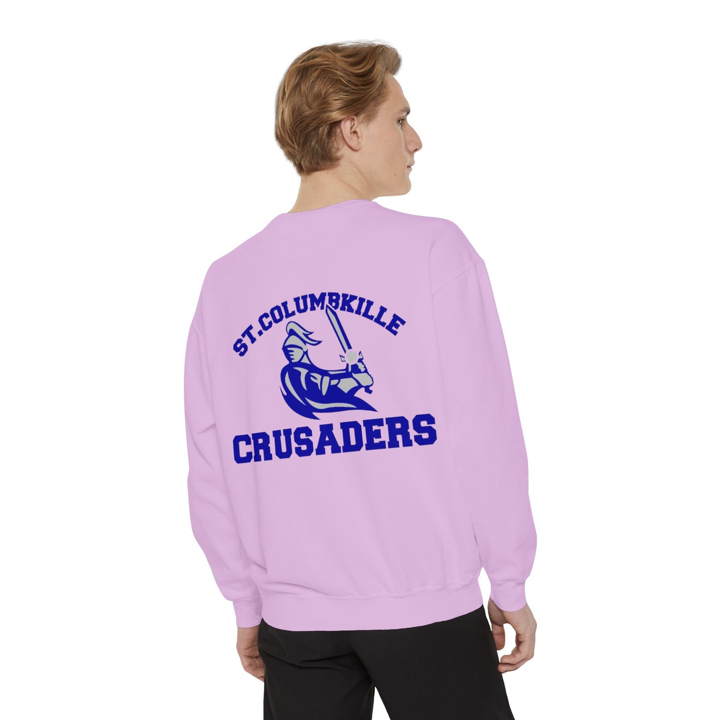 St. Columbkille Crusaders - Unisex Garment-Dyed Sweatshirt