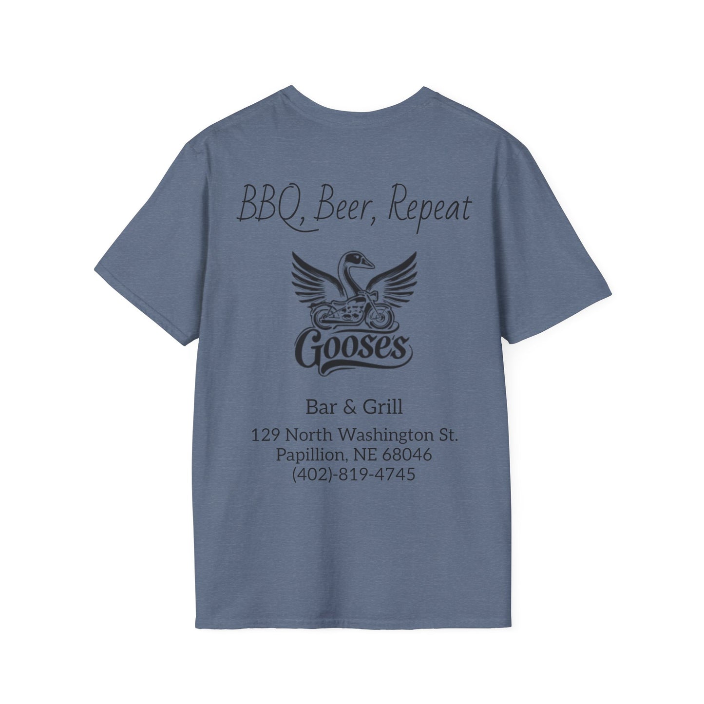 Goose's Bar & Grill - T-Shirt BBQ, Beer, Repeat